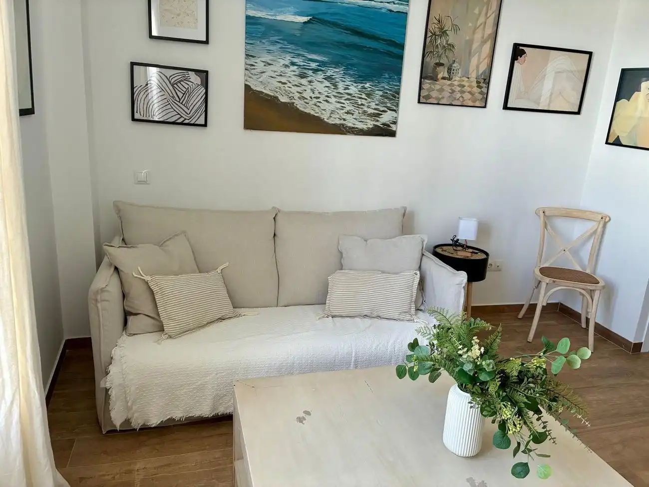 Sala de estar de Apartamento en venta en Conil de la Frontera con Aire acondicionado, Calefacción y Terraza