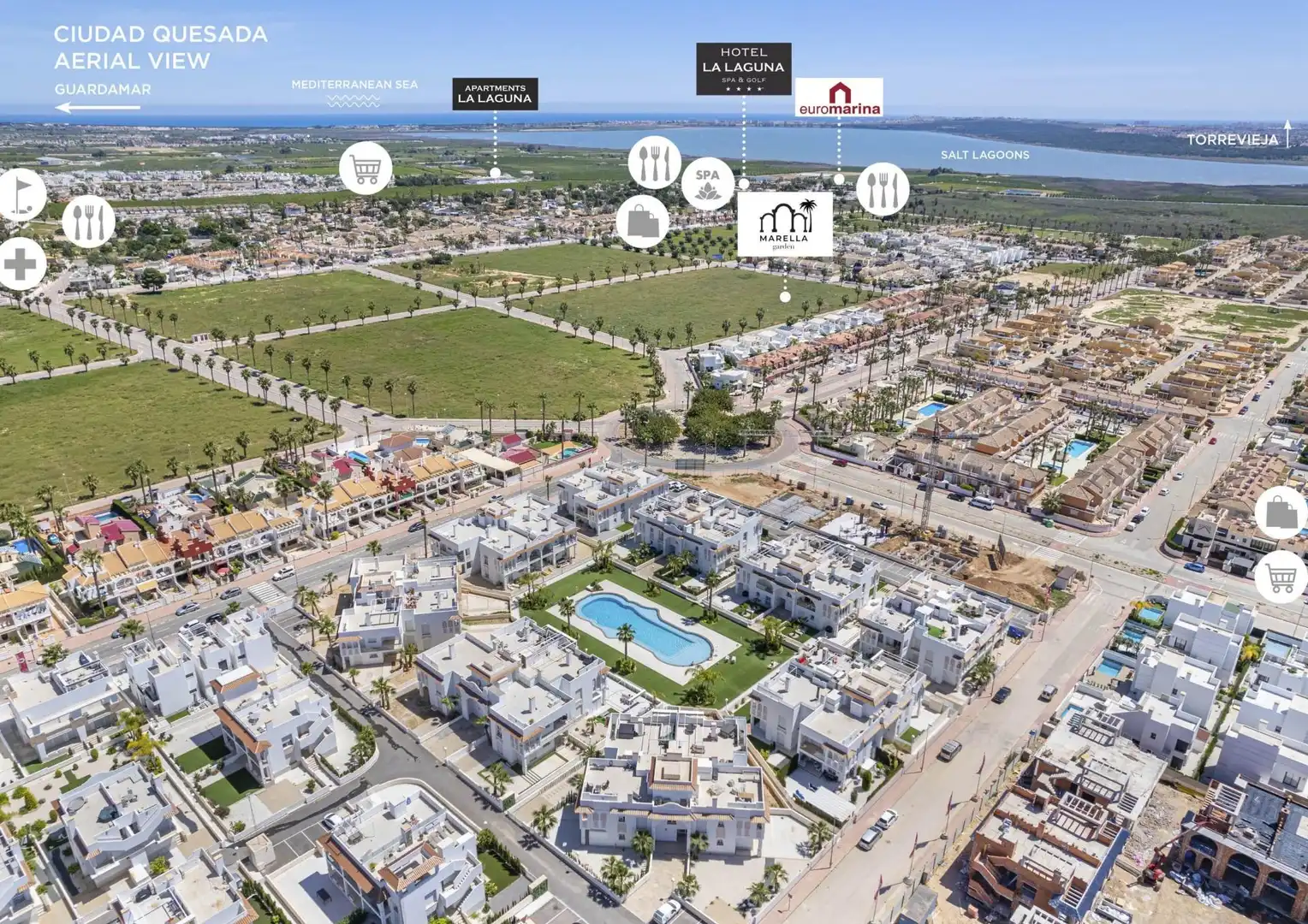 Vista exterior de Apartament en venda en Rojales amb Aire condicionat, Calefacció i Jardí privat