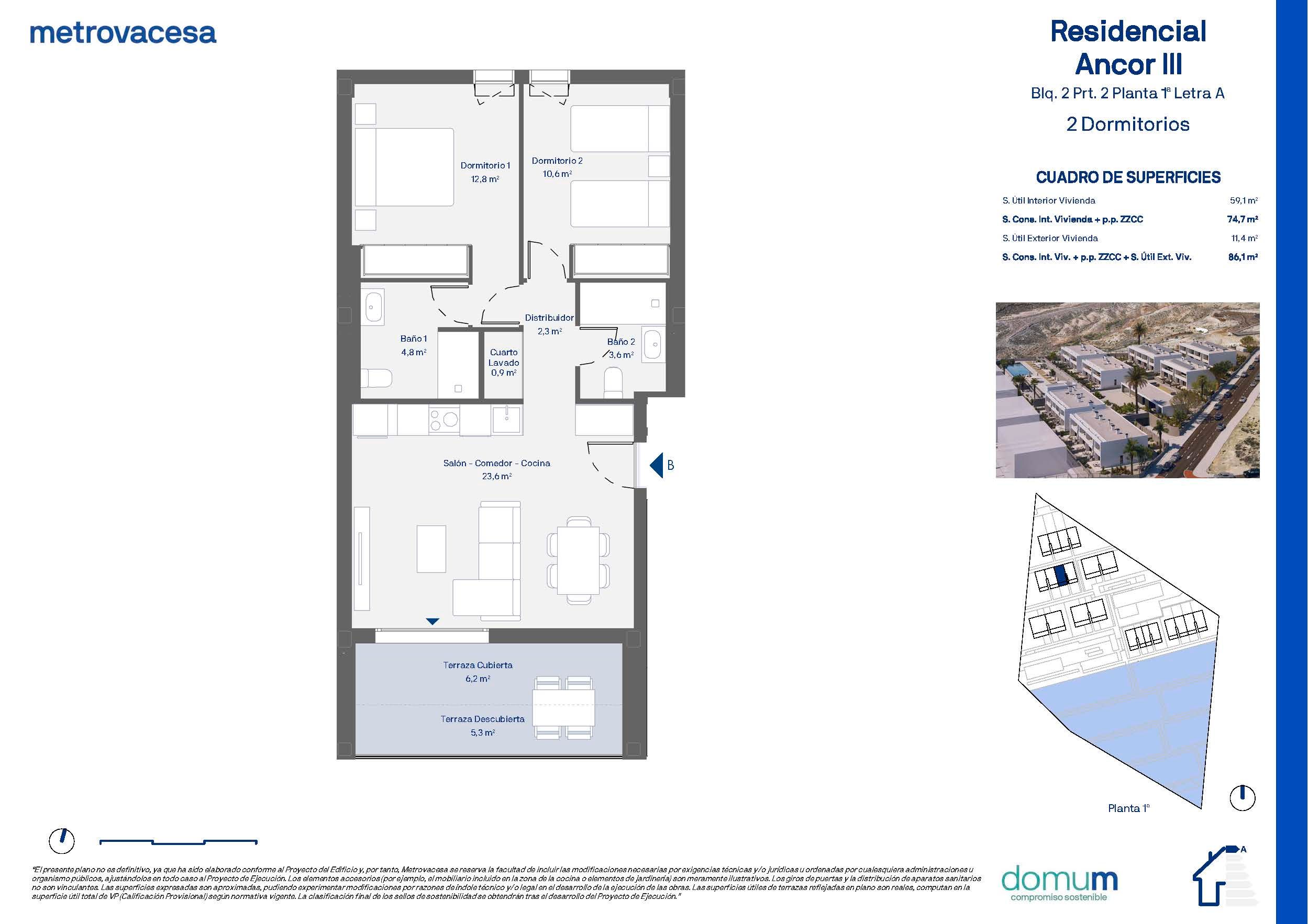 Attic for sale in Arico  with Private garden, Terrace and Storage room