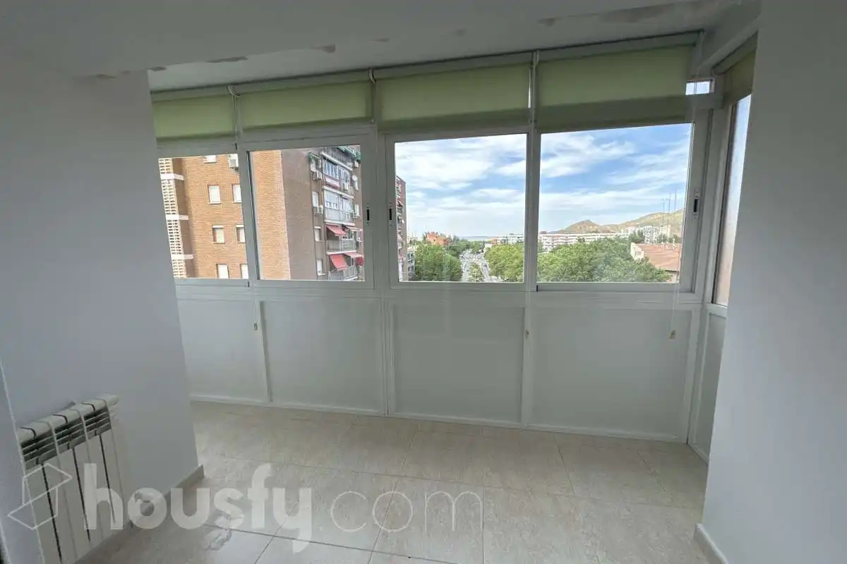 Terraza de Piso de alquiler en Alcalá de Henares con Aire acondicionado, Calefacción y Parquet