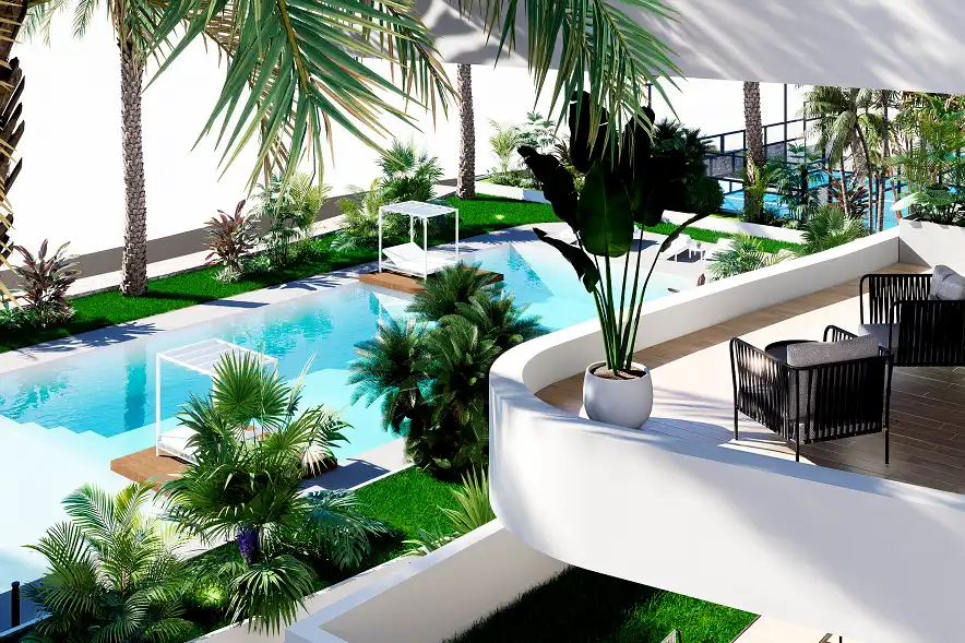 Apartment with pool for sale in Balcón de Finestrat - Terra Marina, imagen 3
