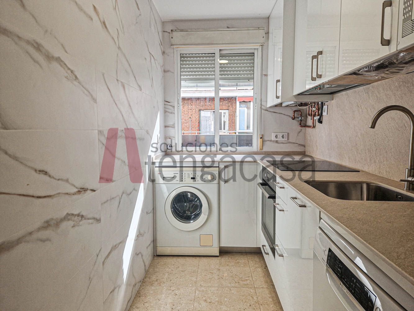 Cuina de Pis de lloguer en  Madrid Capital amb Aire condicionat, Calefacció i Parquet