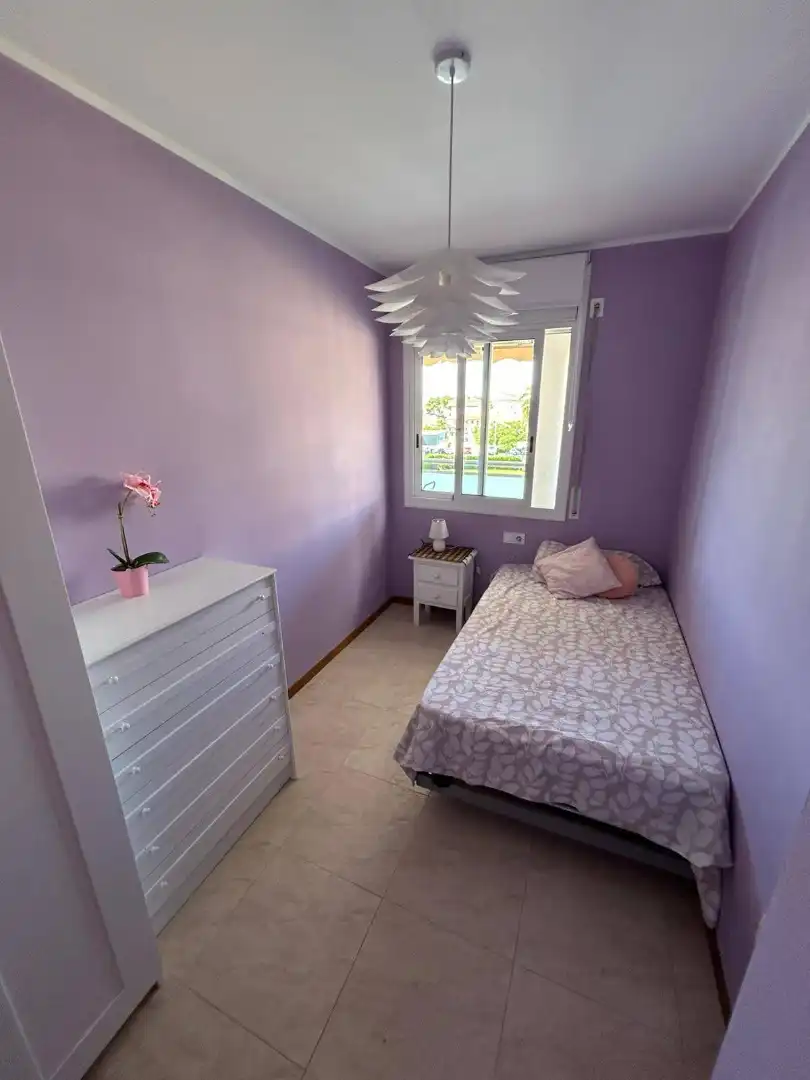 Bedroom of Flat for rent in Cunit  with Air Conditioner, Terrace and Furnished