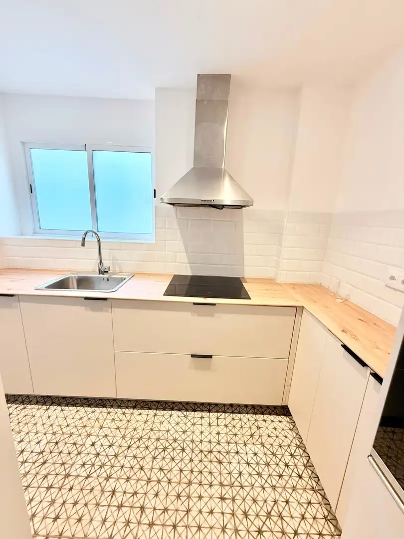 Cocina de Piso de alquiler en Valencia con Calefacción, Parquet y Amueblado