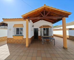Exterior view of House or chalet for sale in Chiclana de la Frontera  with Air Conditioner, Heating and Private garden