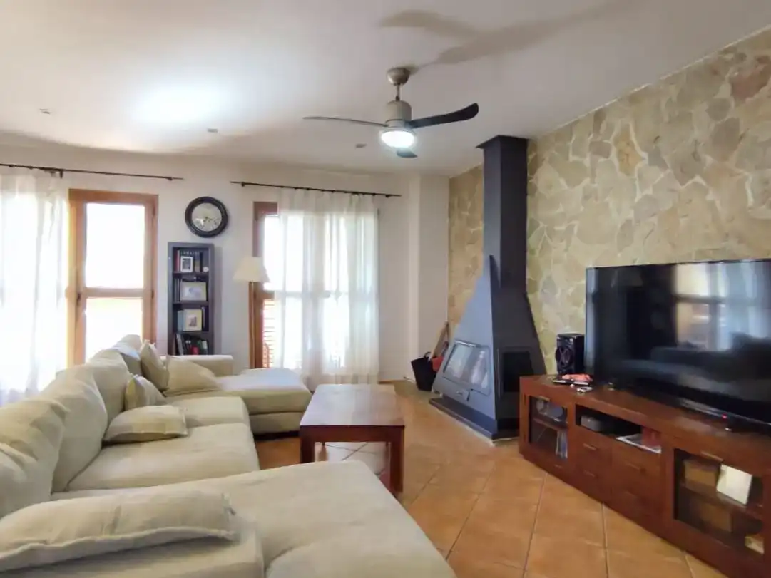 Wohnzimmer von Wohnung zum Verkauf in Tavernes de la Valldigna mit Klimaanlage und Balkon