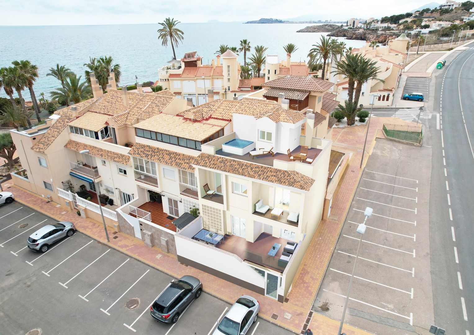 Exterior view of House or chalet for sale in Cartagena  with Furnished, Balcony and Community pool