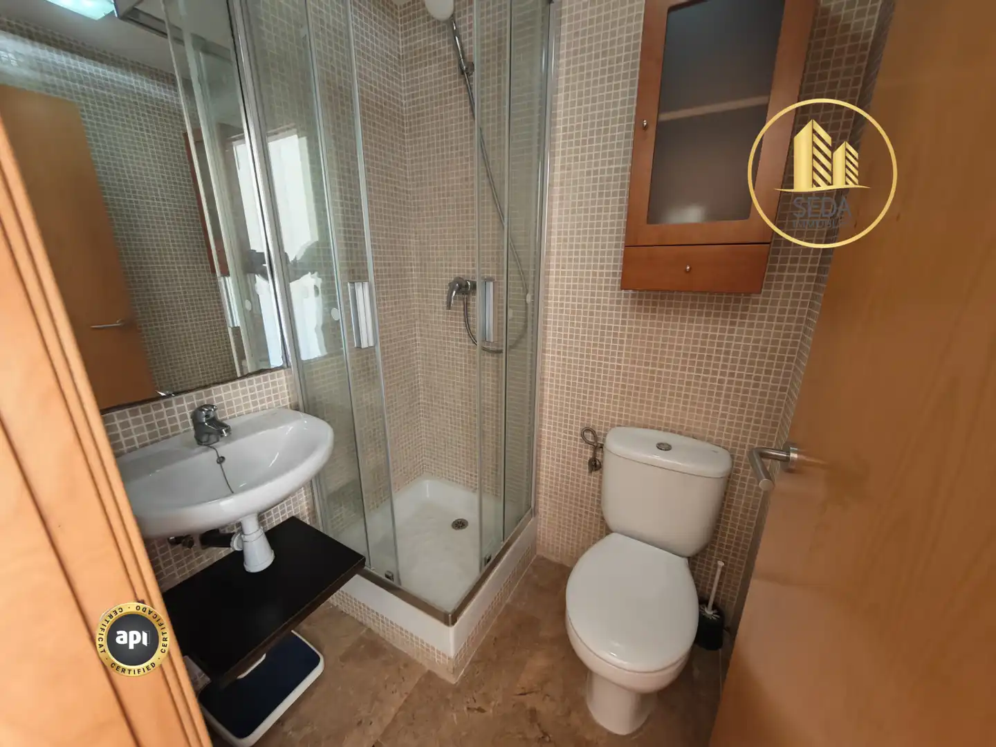 Badezimmer von Erdgeschoss zum Verkauf in Terrassa mit Klimaanlage, Heizung und Terrasse