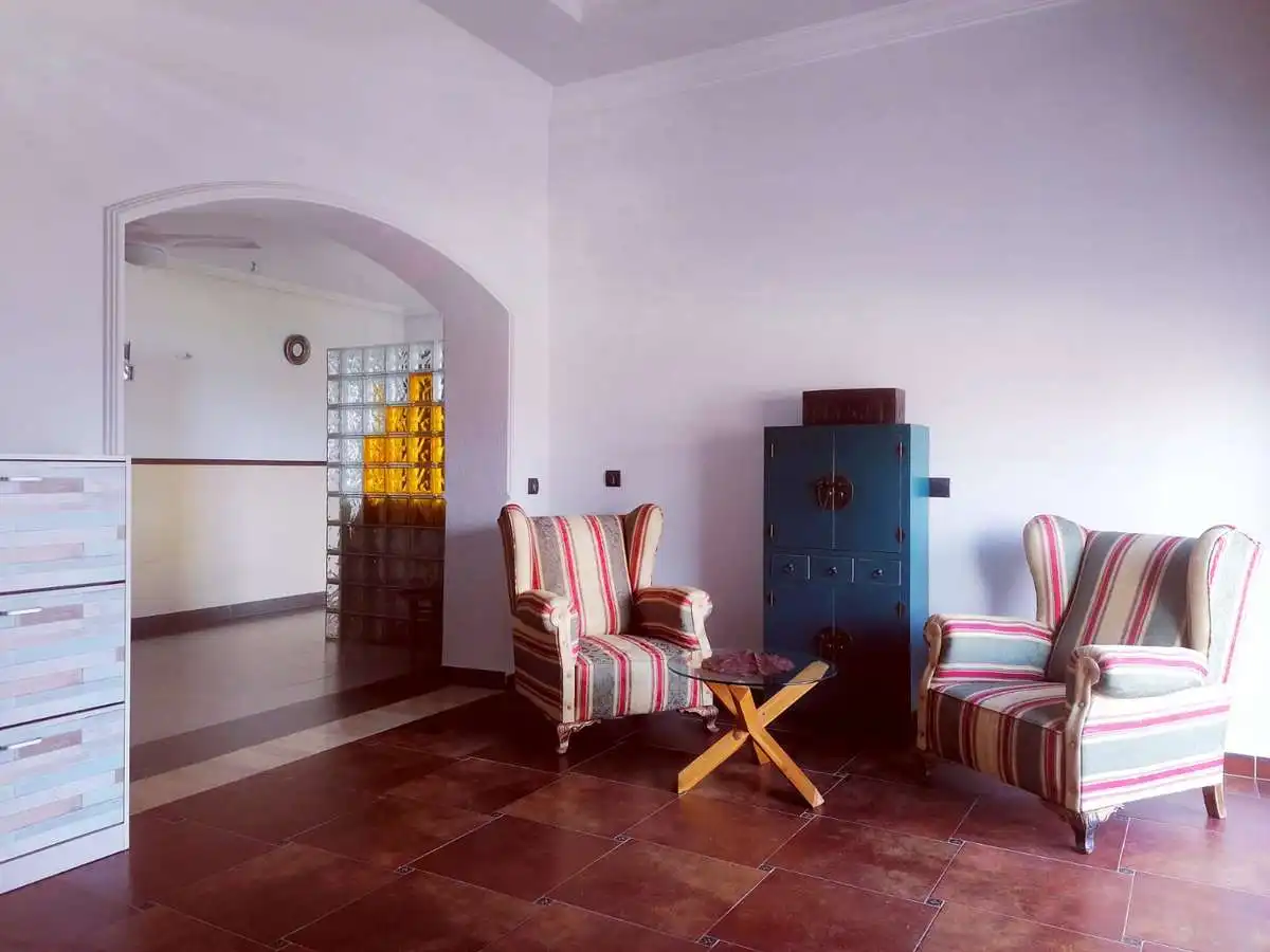 Sala d'estar de Casa o xalet en venda en Felix amb Aire condicionat, Jardí privat i Terrassa