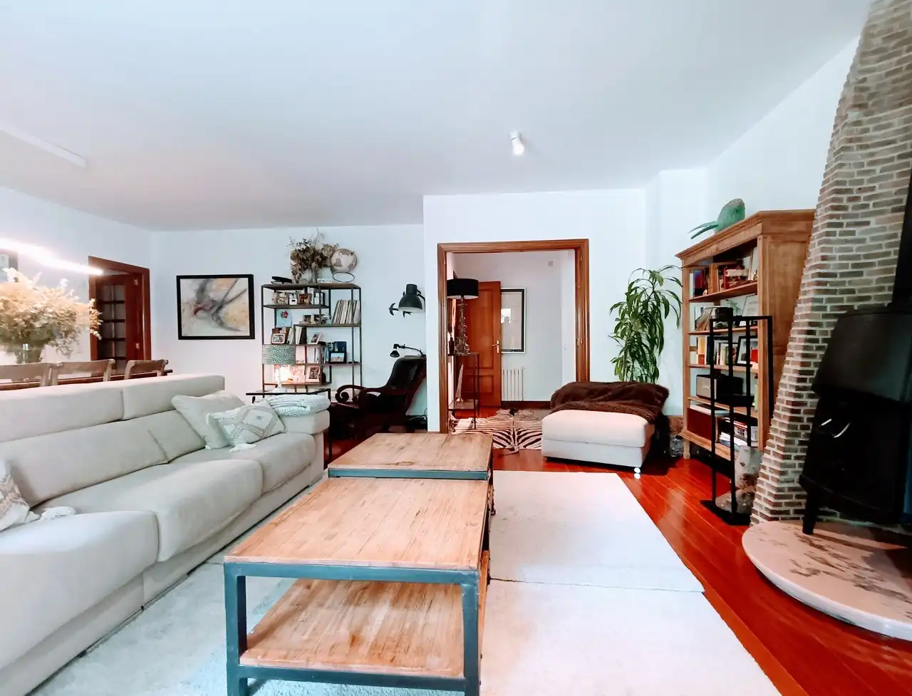Sala de estar de Piso de alquiler en Madrid con Aire acondicionado, Calefacción y Parquet