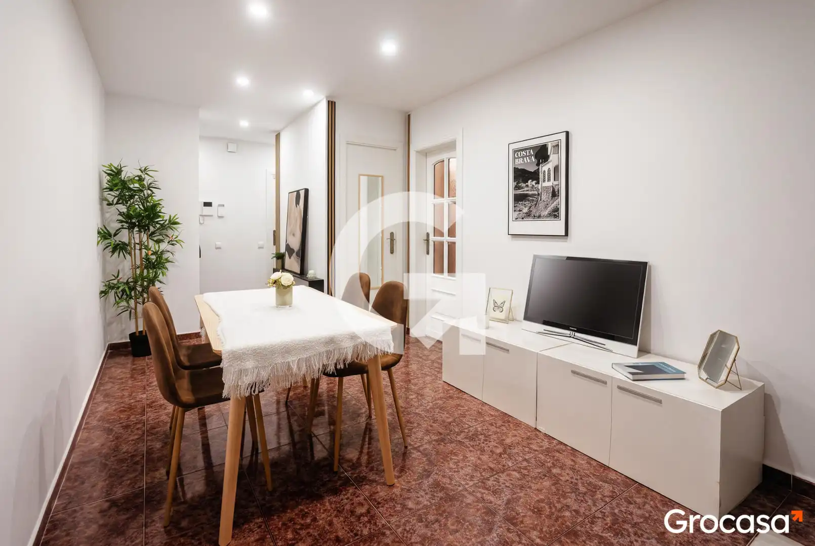 Sala d'estar de Pis en venda en Barcelona amb Aire condicionat, Traster i Moblat