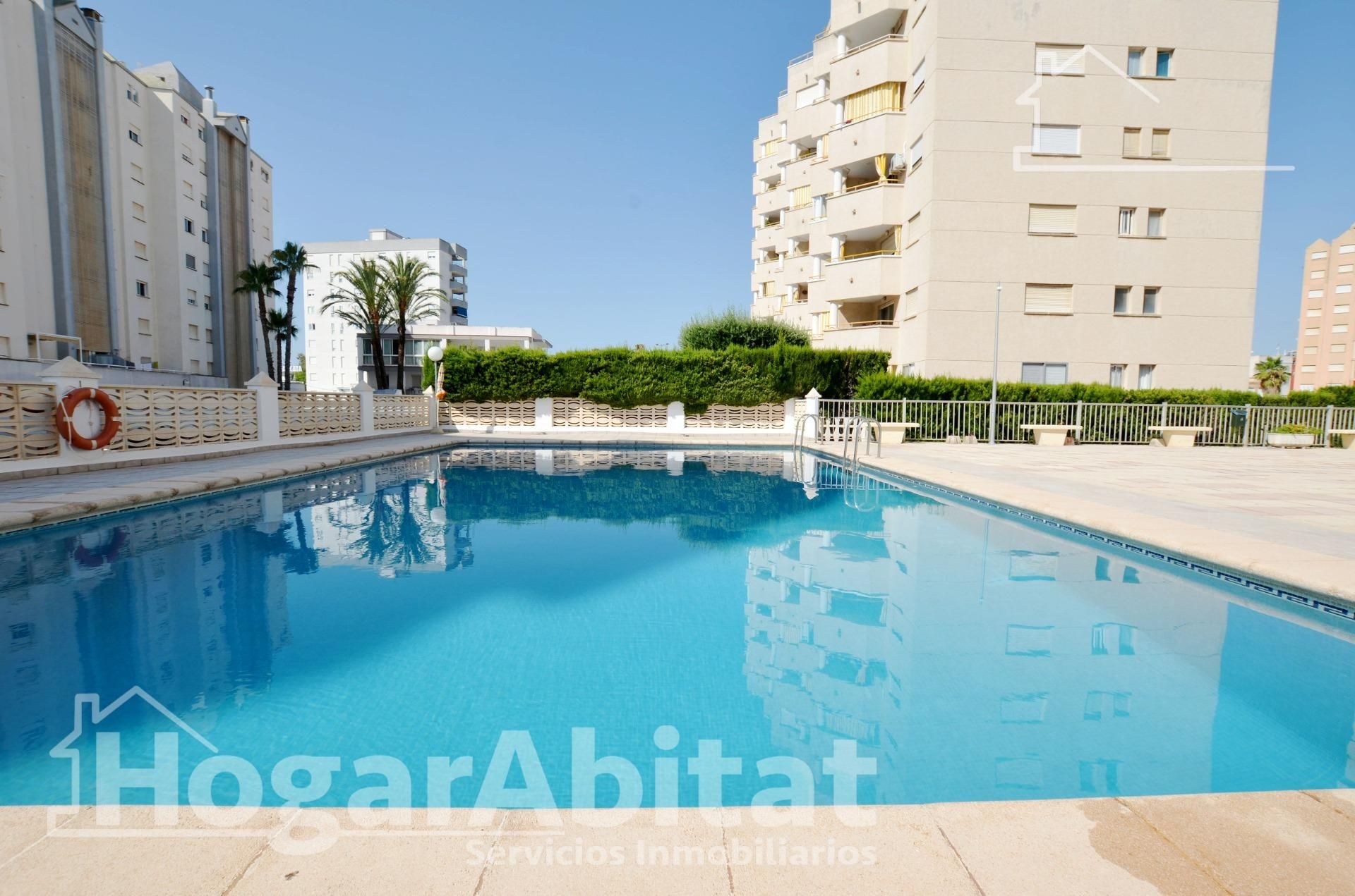 Swimming pool of Flat for sale in Gandia  with Air Conditioner, Terrace and Storage room