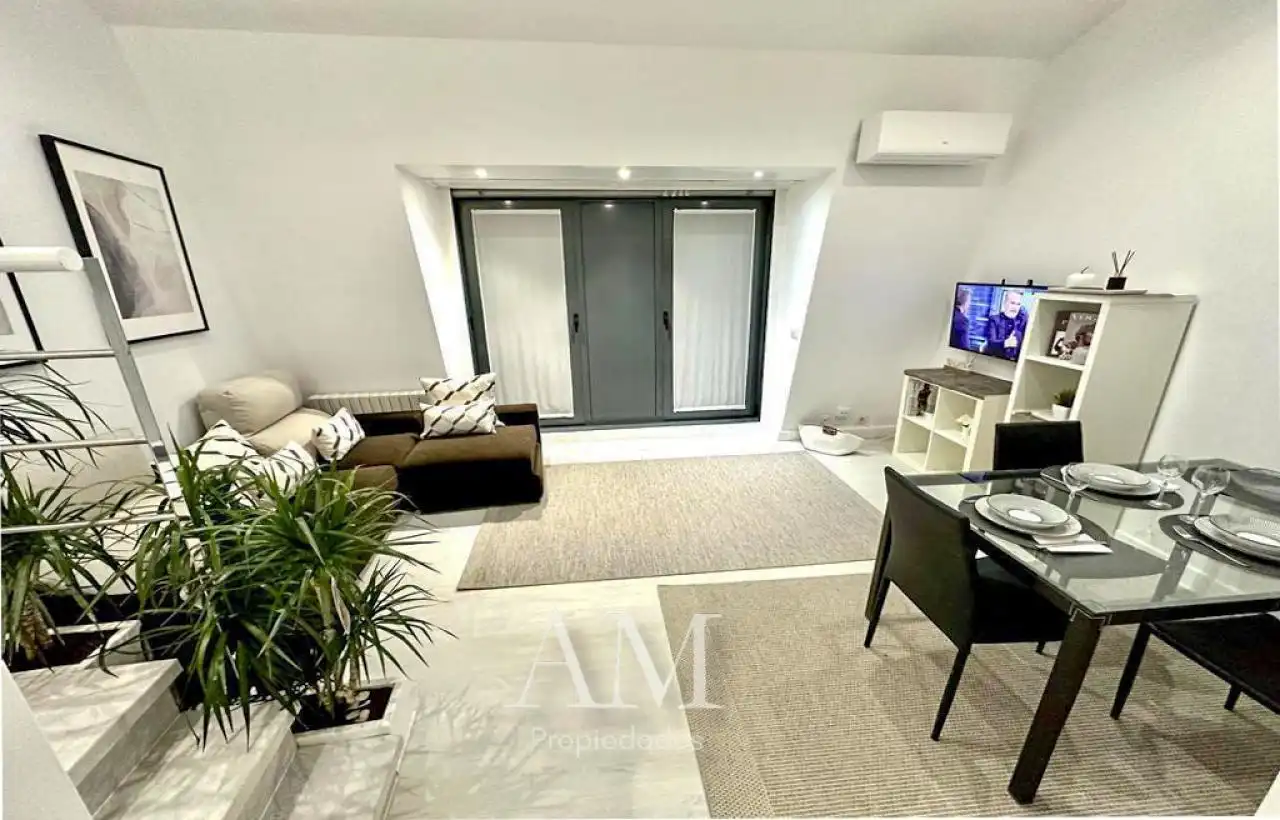 Living room of Duplexes for rent in Vigo   with Air Conditioner, Heating and Terrace