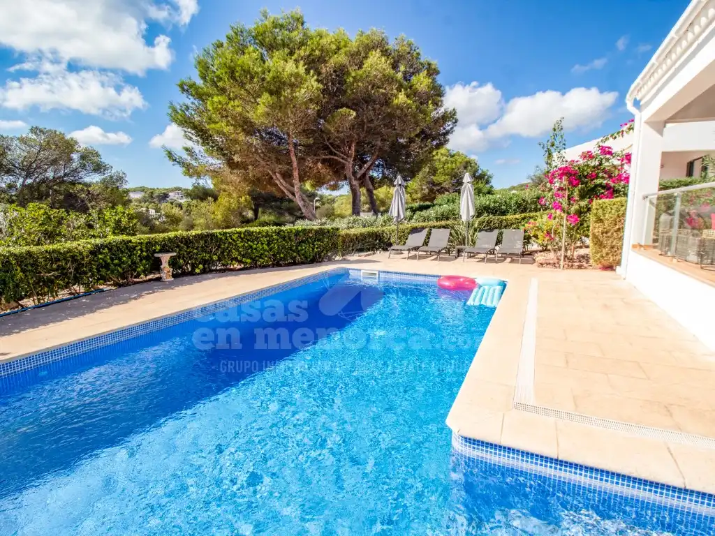 Piscina de Casa o xalet en venda en Es Mercadal amb Aire condicionat, Jardí privat i Terrassa