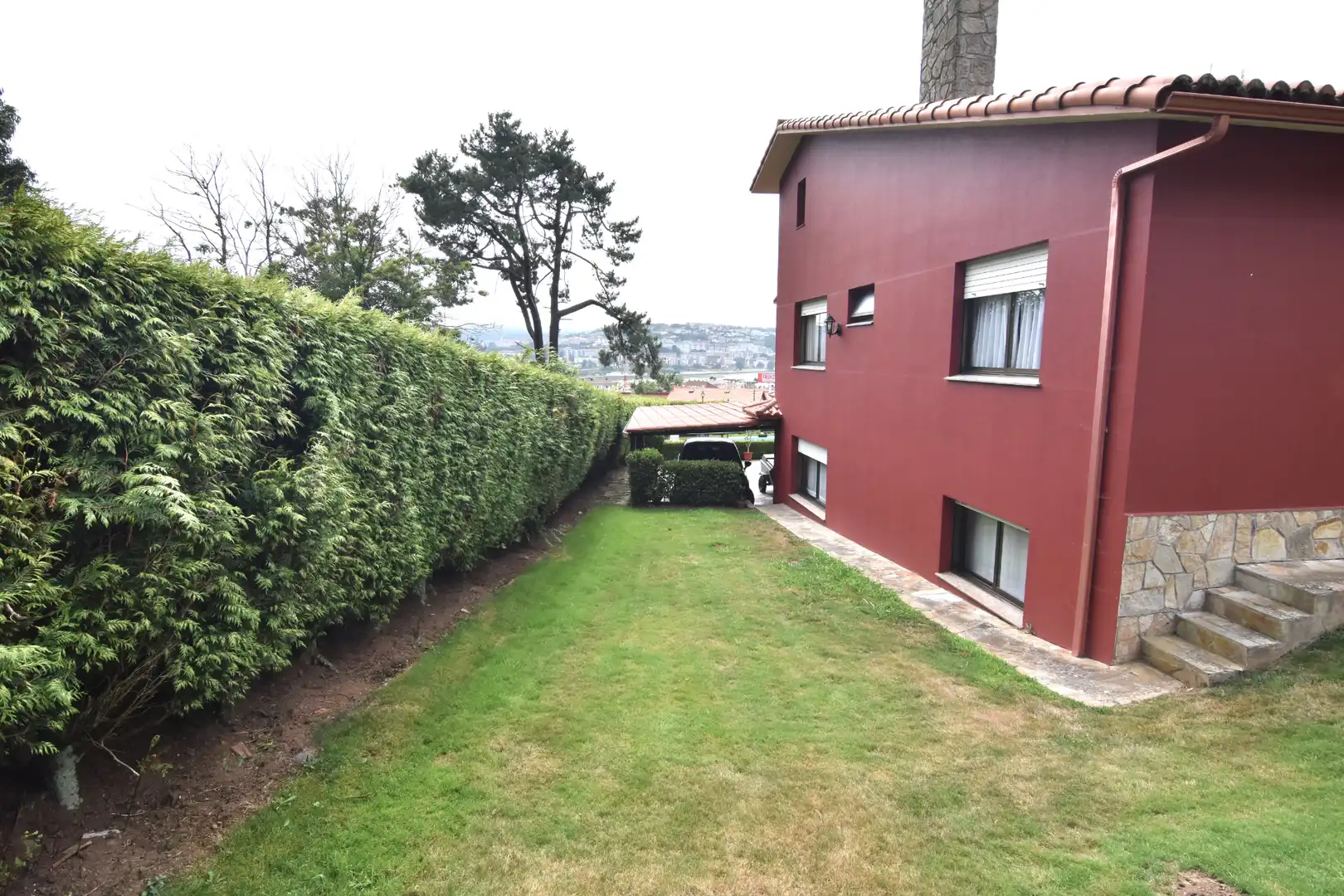 Jardín de Casa o chalet en venta en Oleiros con Calefacción, Jardín privado y Parquet