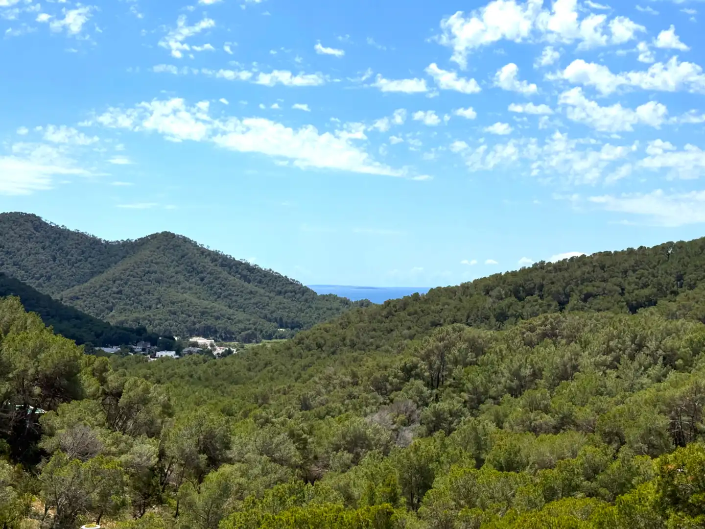 Außenansicht von Dachboden zum Verkauf in Santa Eulària des Riu mit Klimaanlage, Heizung und Terrasse