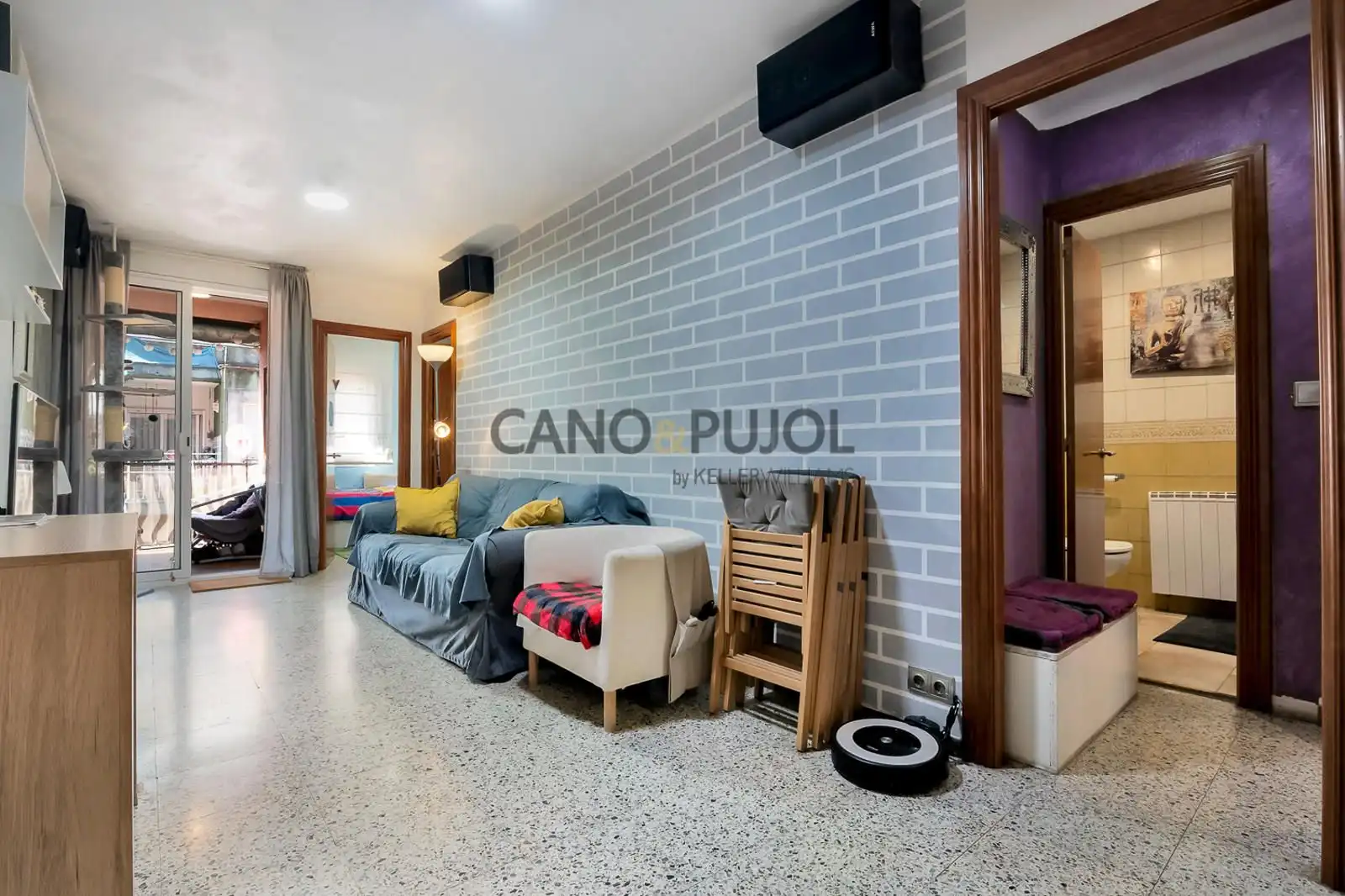 Sala d'estar de Pis en venda en Mollet del Vallès amb Aire condicionat, Calefacció i Terrassa