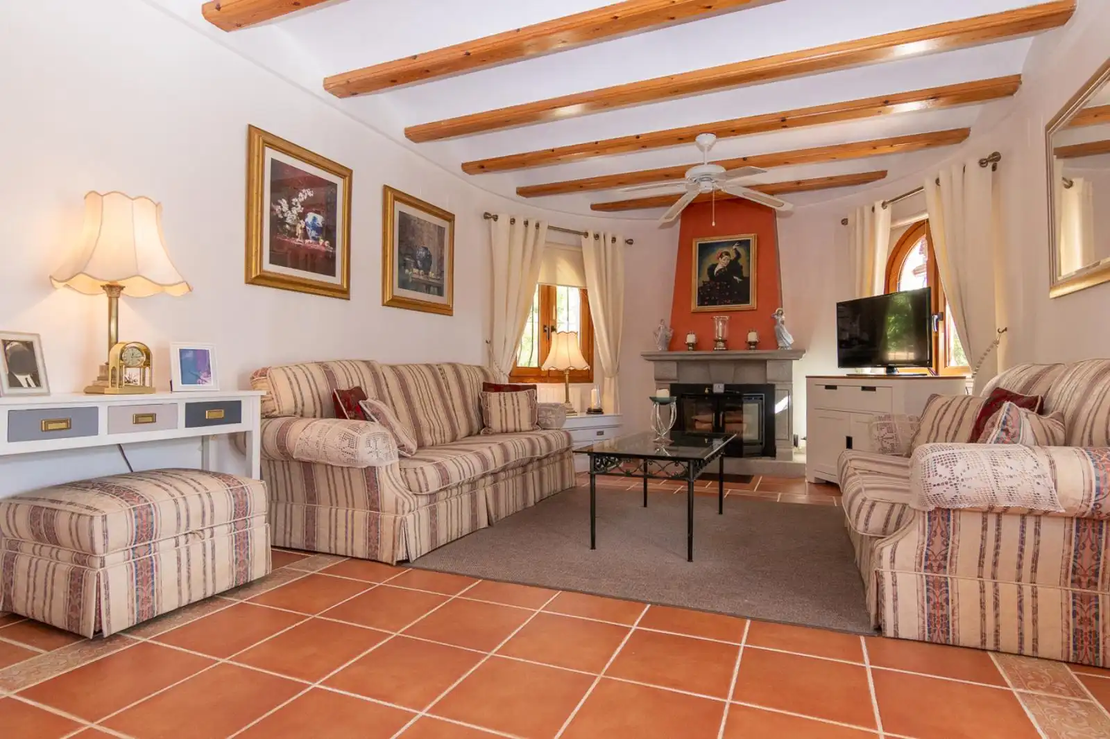 Sala de estar de Casa o chalet en venta en Benigembla con Calefacción, Jardín privado y Terraza