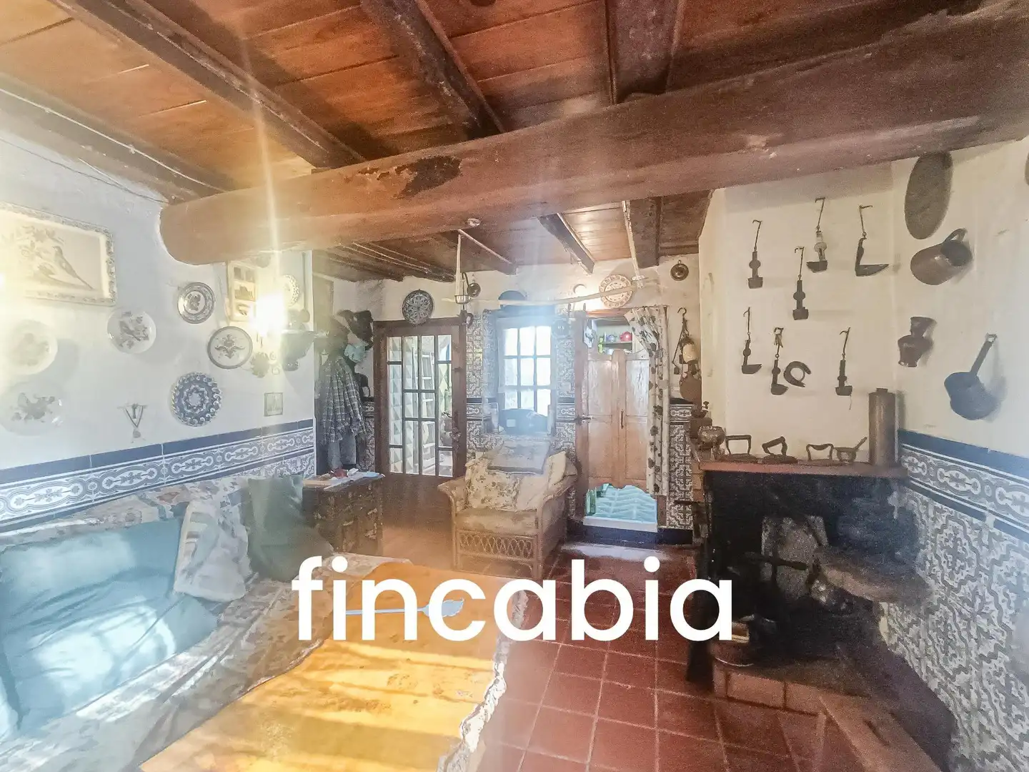 Sala d'estar de Casa o xalet en venda en Riudarenes amb Calefacció, Jardí privat i Terrassa