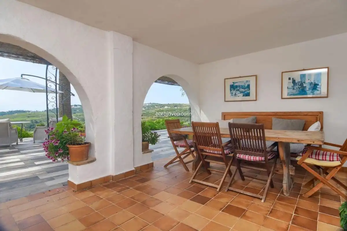 Terraza de Finca rústica en venta en Teulada con Calefacción, Jardín privado y Terraza