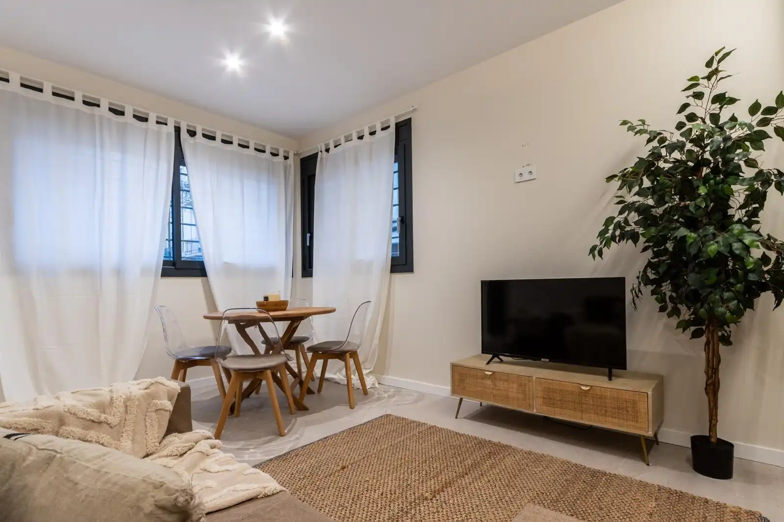 Sala de estar de Piso en venta en Terrassa con Aire acondicionado, Calefacción y Balcón