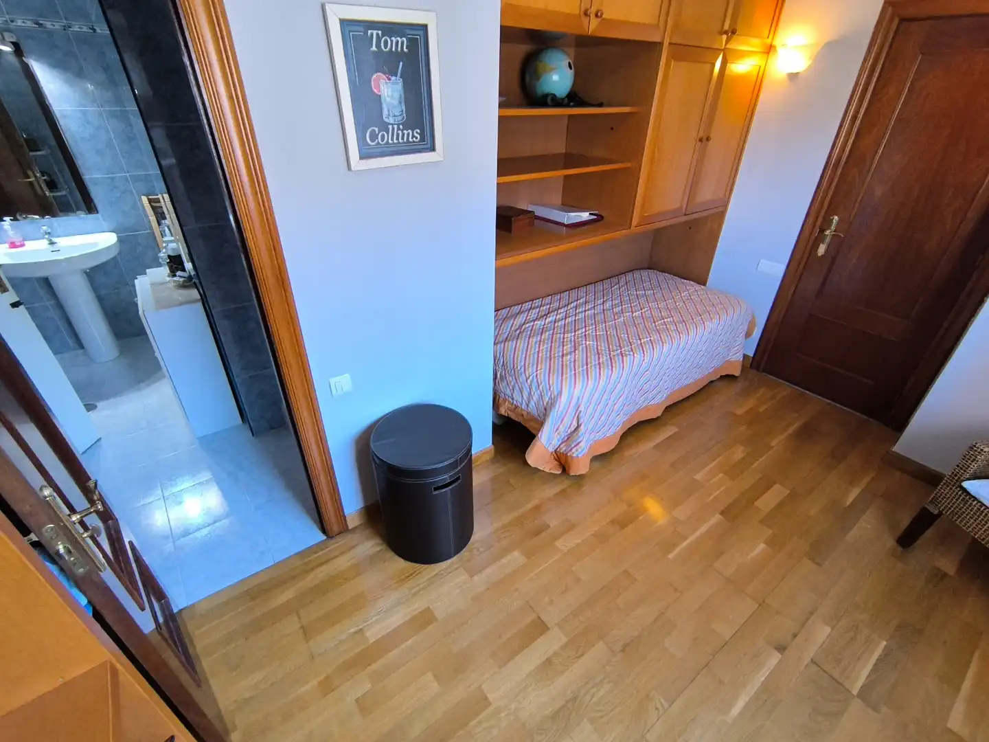 Schlafzimmer von Wohnung zum Verkauf in Palencia mit Heizung, Terrasse und Ofen