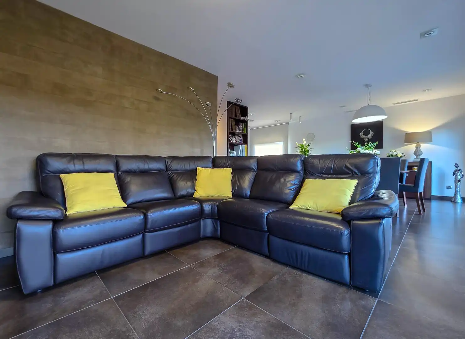 Sala d'estar de Casa o xalet en venda en Almacelles amb Calefacció, Jardí privat i Terrassa
