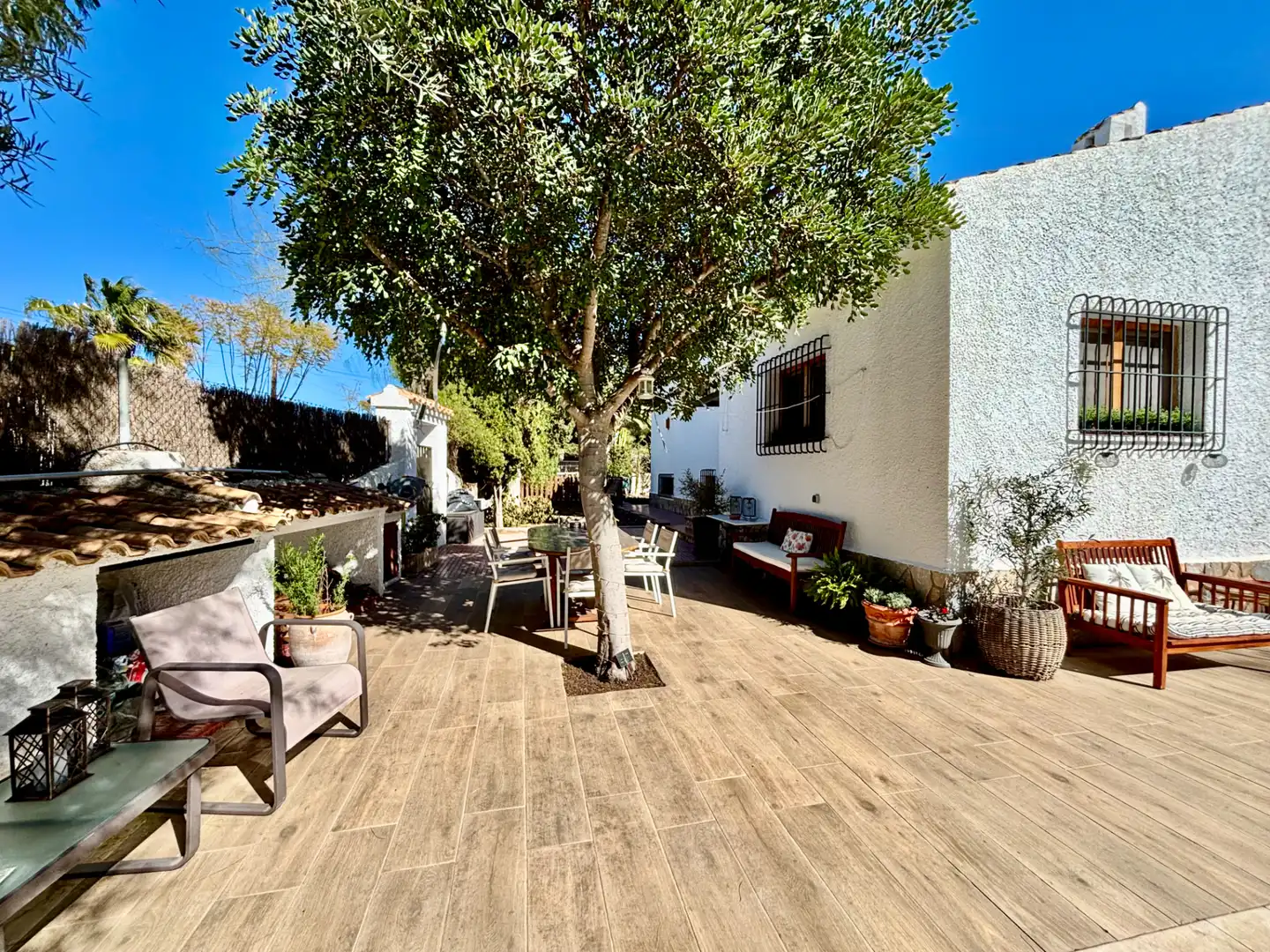 Jardí de Casa o xalet en venda en Mutxamel amb Aire condicionat, Jardí privat i Terrassa