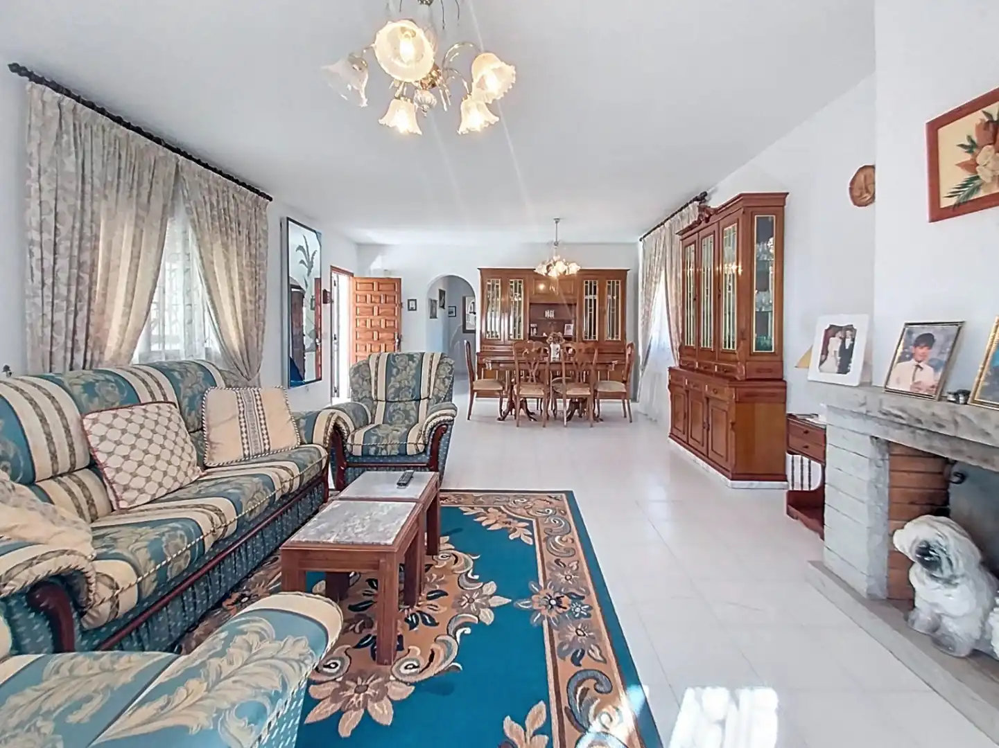 Living room of Houses for sale in L'Alfàs del Pi  with Air Conditioner, Heating and Private garden