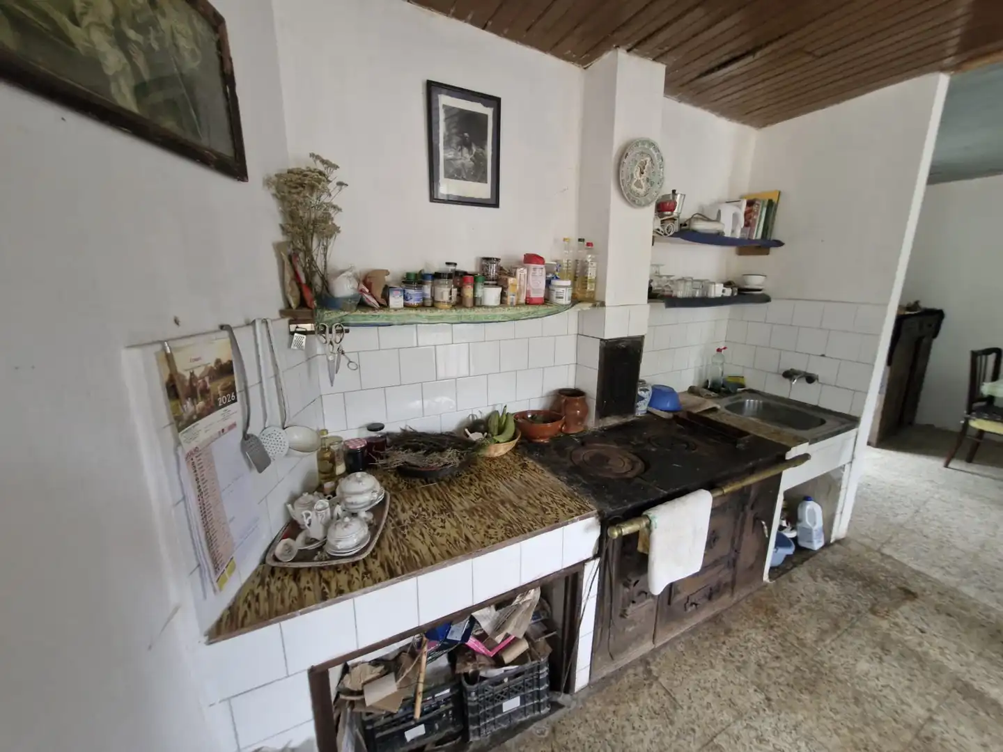 Cuina de Casa o xalet en venda en Gomesende amb Jardí privat, Terrassa i Balcó