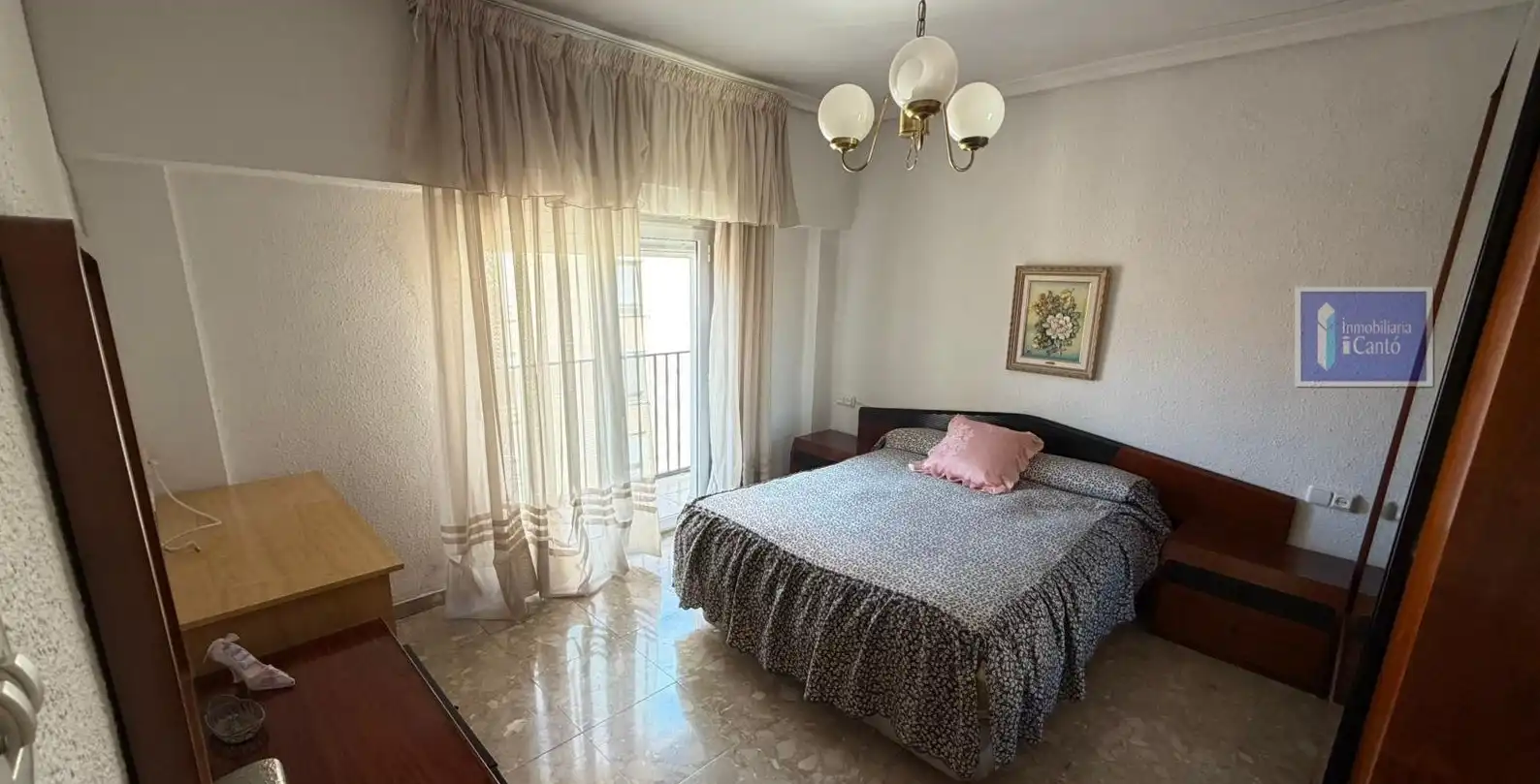 Bedroom of Flat for sale in Alcoy / Alcoi  with Balcony
