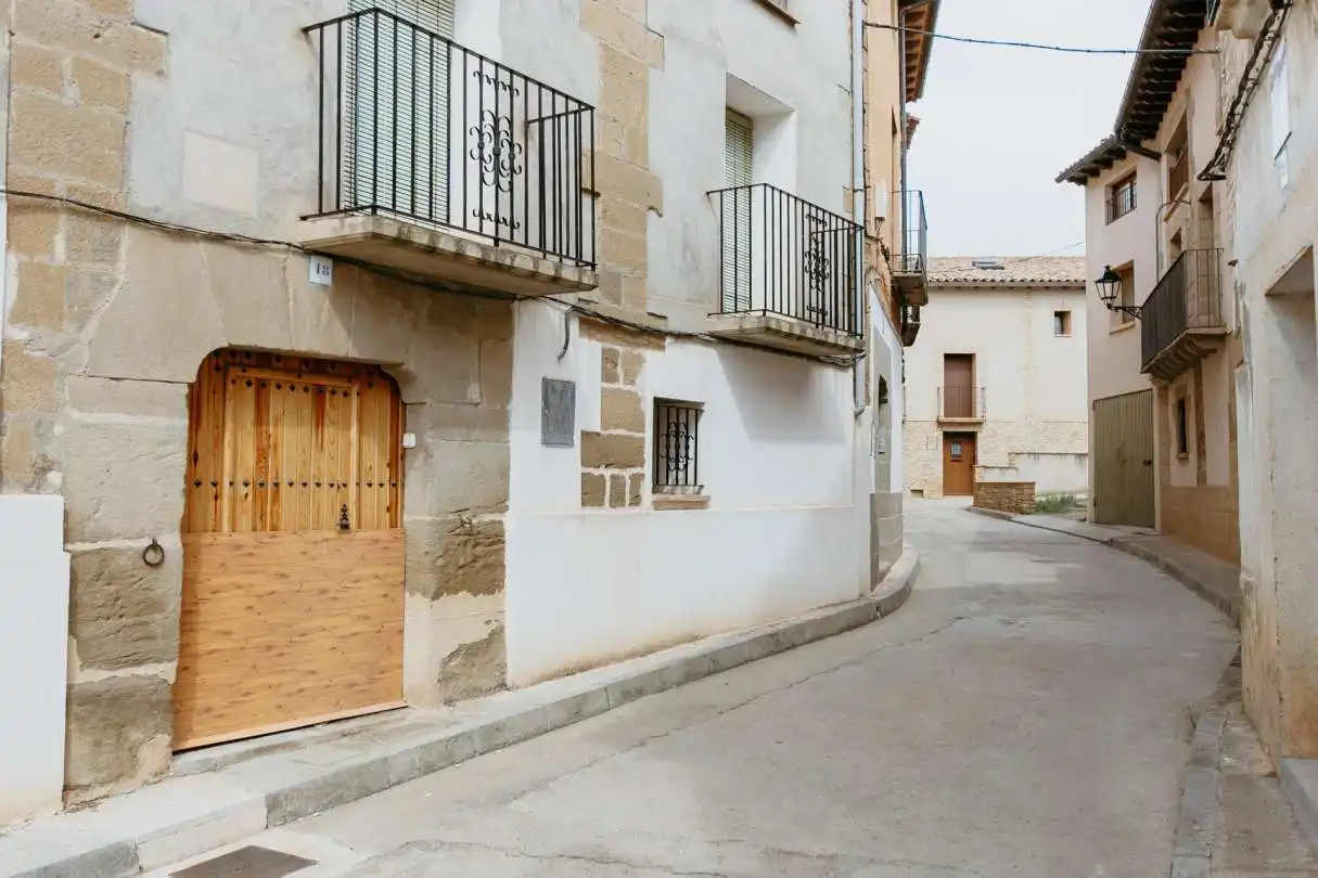 Vista exterior de Casa o chalet en venta en Casbas de Huesca con Calefacción, Jardín privado y Trastero
