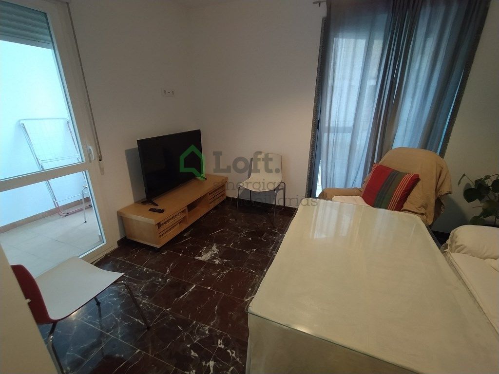 Living room of Apartment for sale in Badajoz Capital  with Air Conditioner, Terrace and Furnished
