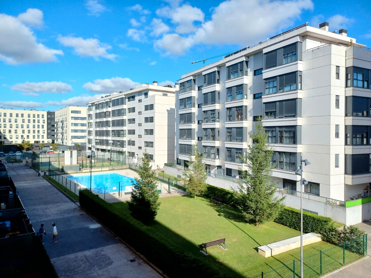 Swimming pool of Apartment for sale in Burgos Capital  with Heating and Community pool