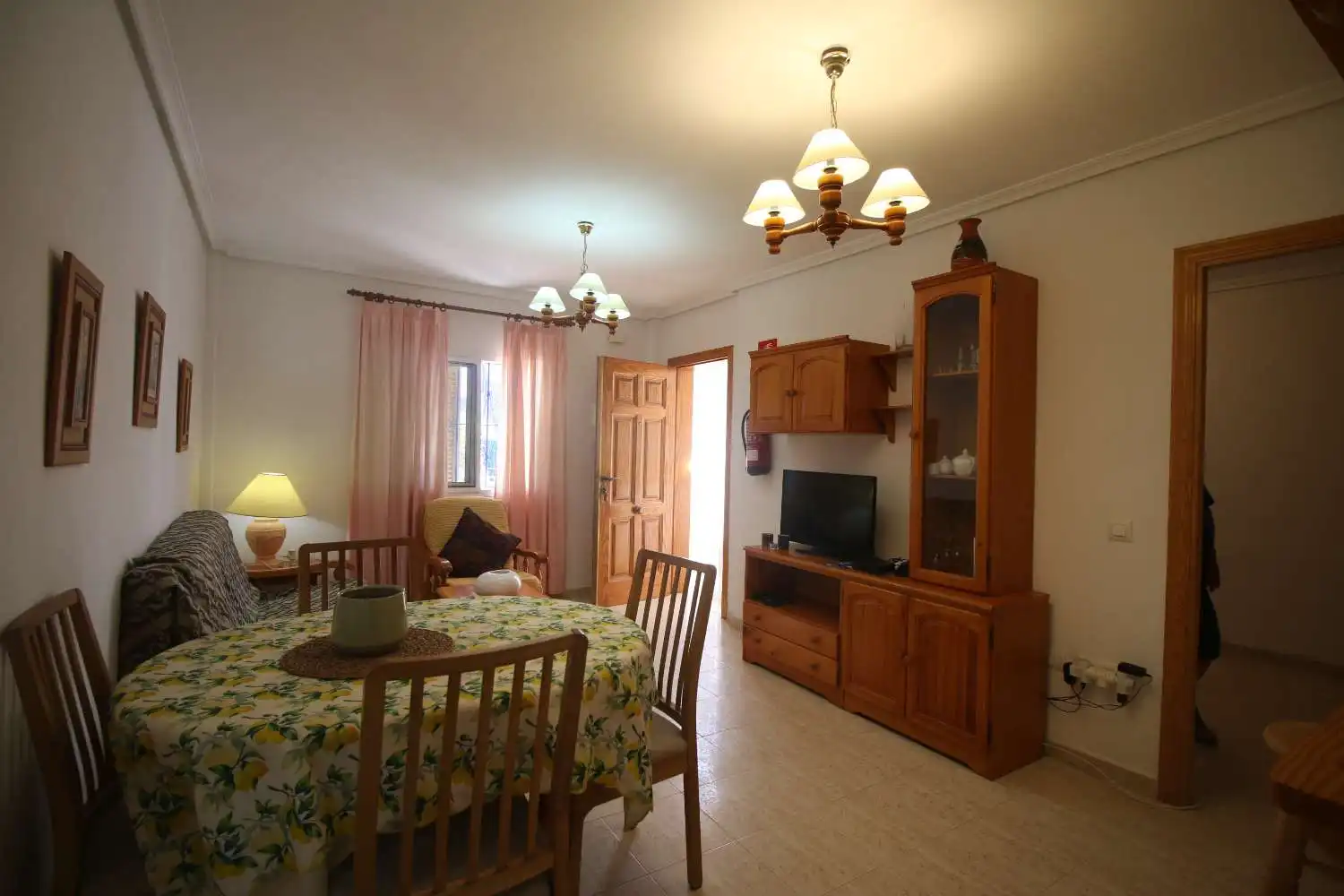 Wohnzimmer von Wohnungen zur Miete in Vera mit Klimaanlage, Heizung und Terrasse