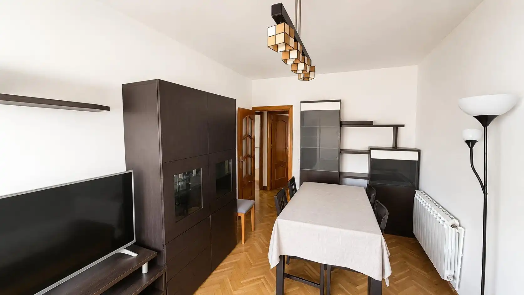 Sala de estar de Piso en venta en Leganés con Aire acondicionado, Calefacción y Parquet