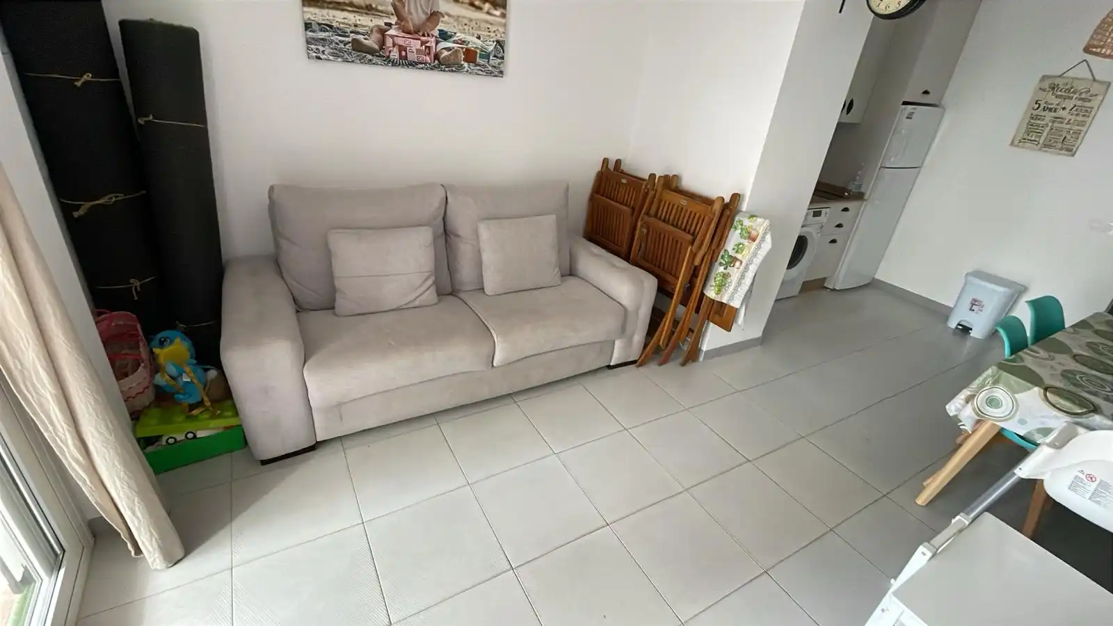 Sala de estar de Apartamento en venta en El Portil con Terraza, Amueblado y Piscina comunitaria