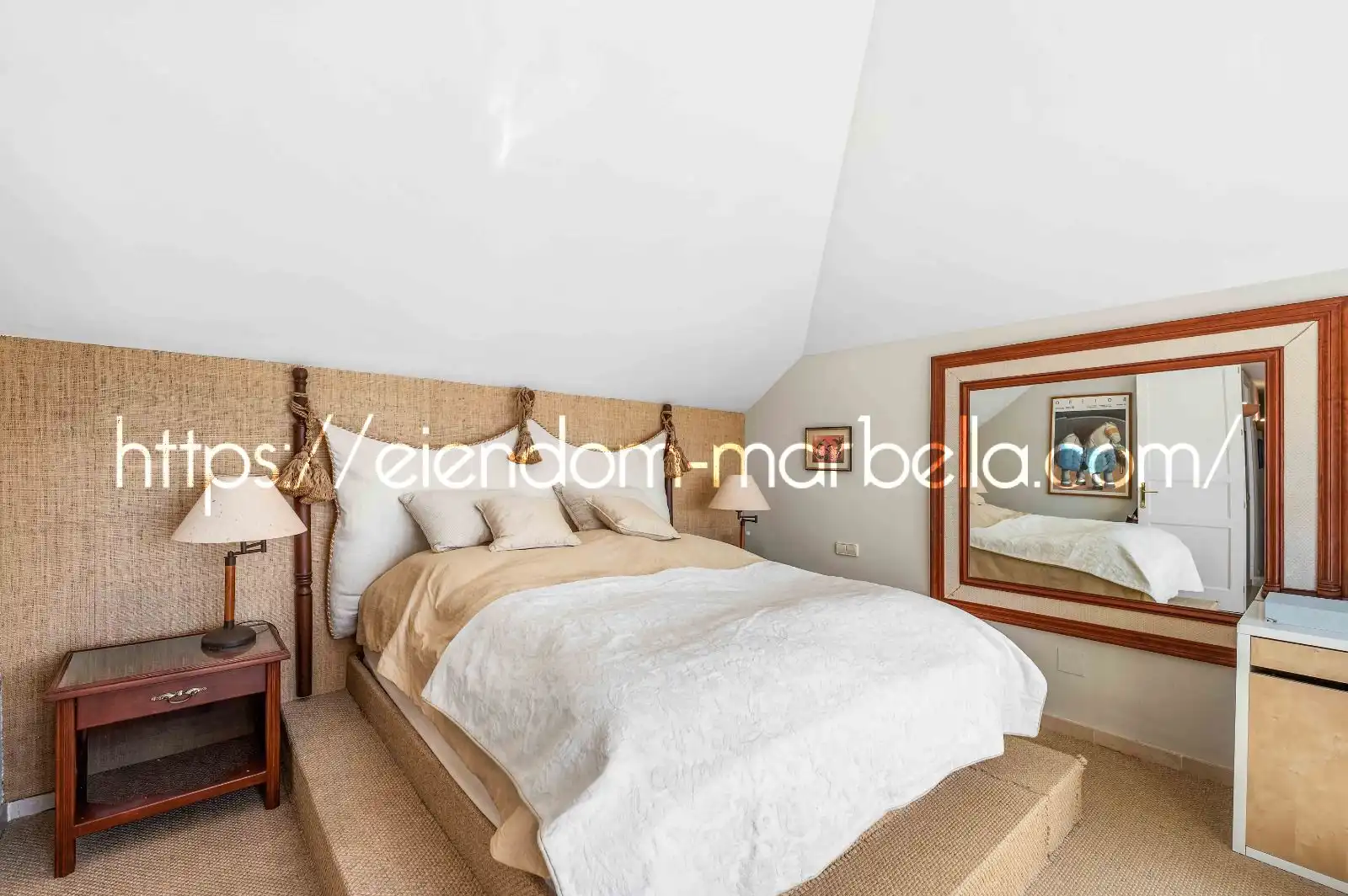 Schlafzimmer von Maisonette zum Verkauf in Marbella mit Klimaanlage, Terrasse und Abstellraum