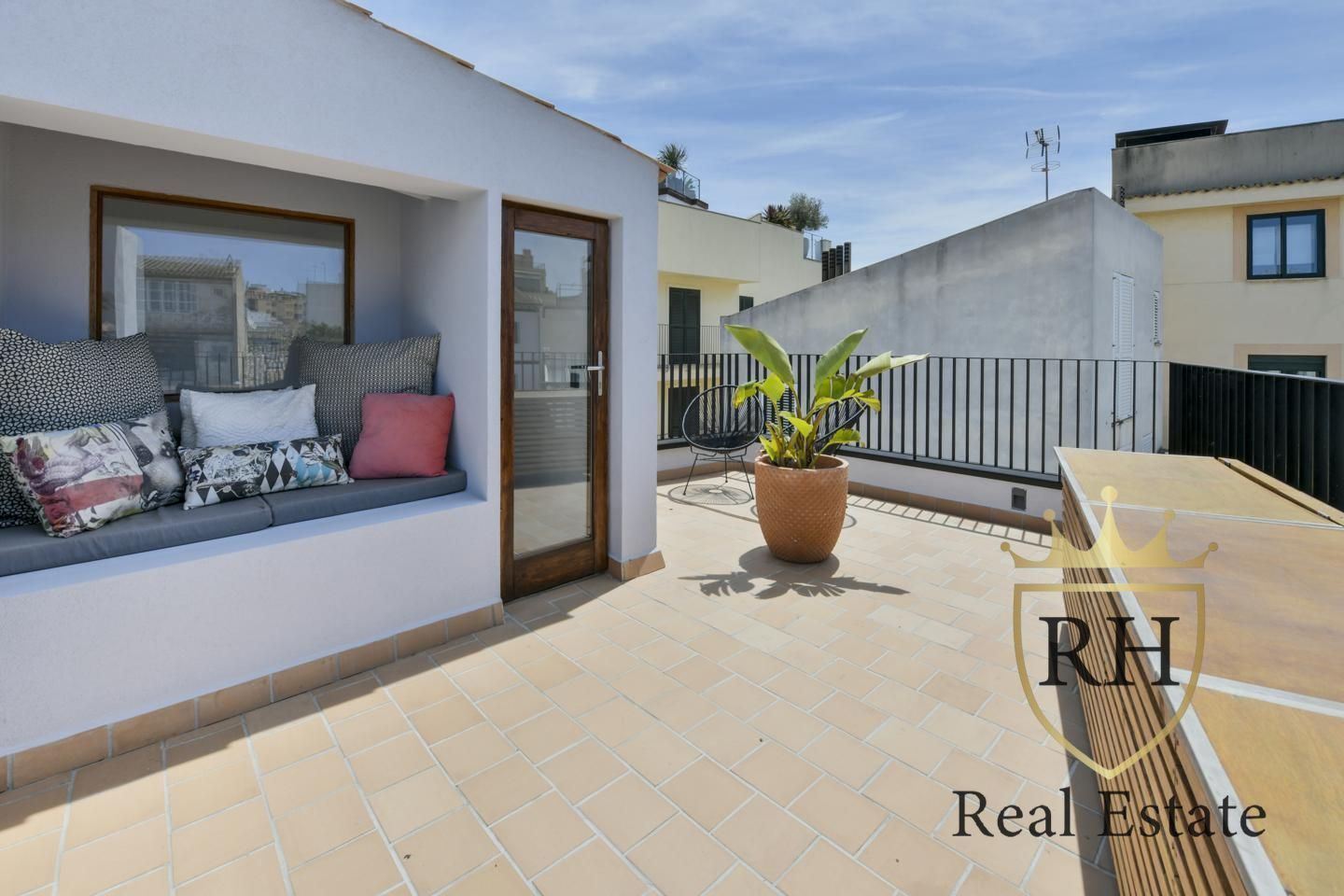 Terrassa de Casa o xalet en venda en  Palma de Mallorca amb Aire condicionat, Calefacció i Jardí privat