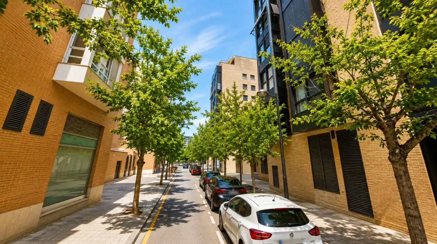 Außenansicht von Wohnung zur Miete in Valencia mit Klimaanlage, Heizung und Möbliert