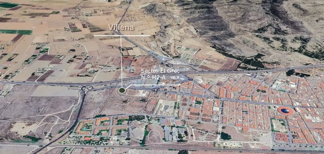 Vista exterior de Residencial en venda en Villena