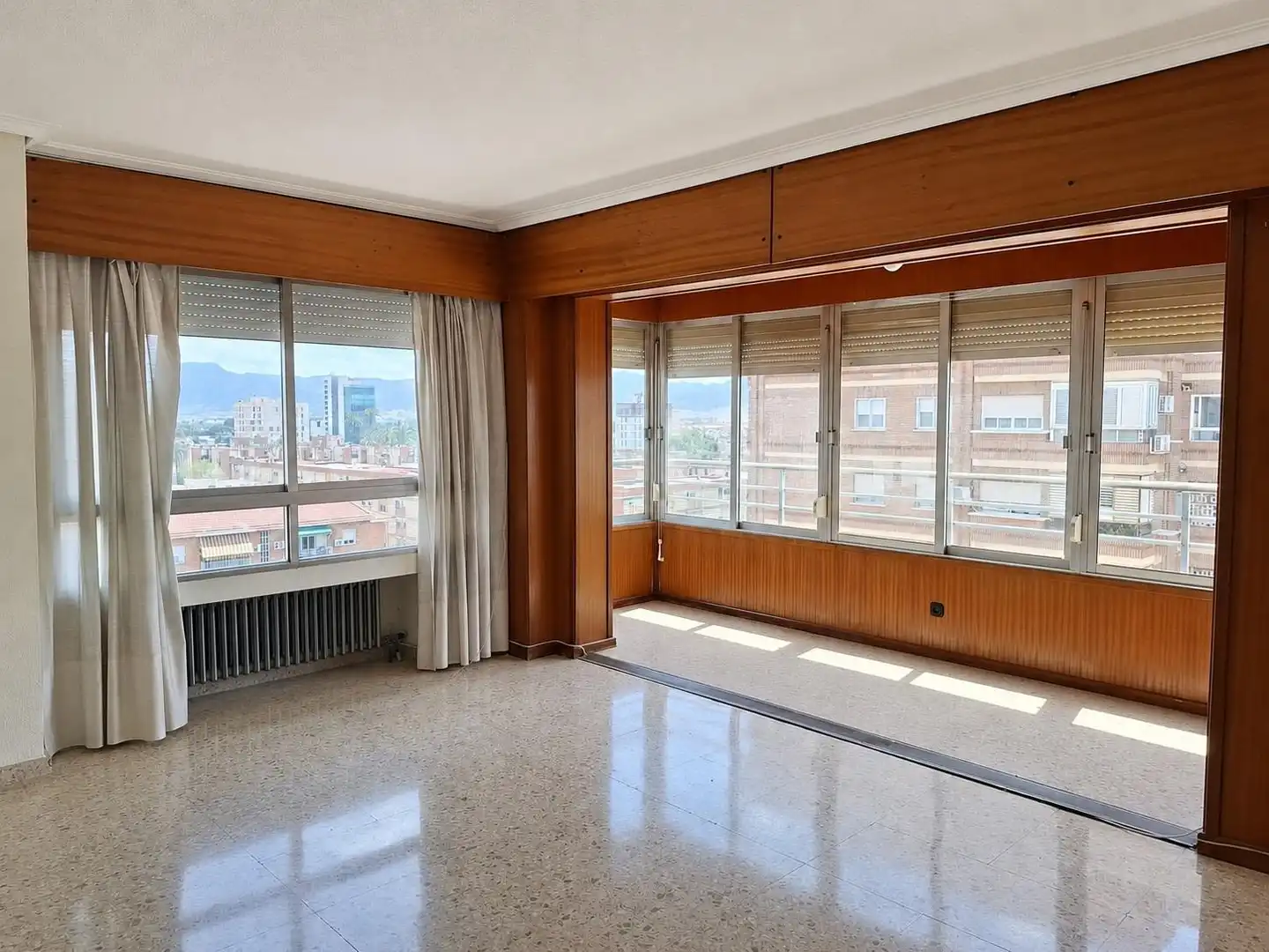 Sala d'estar de Pis de lloguer en Murcia amb Aire condicionat i Calefacció