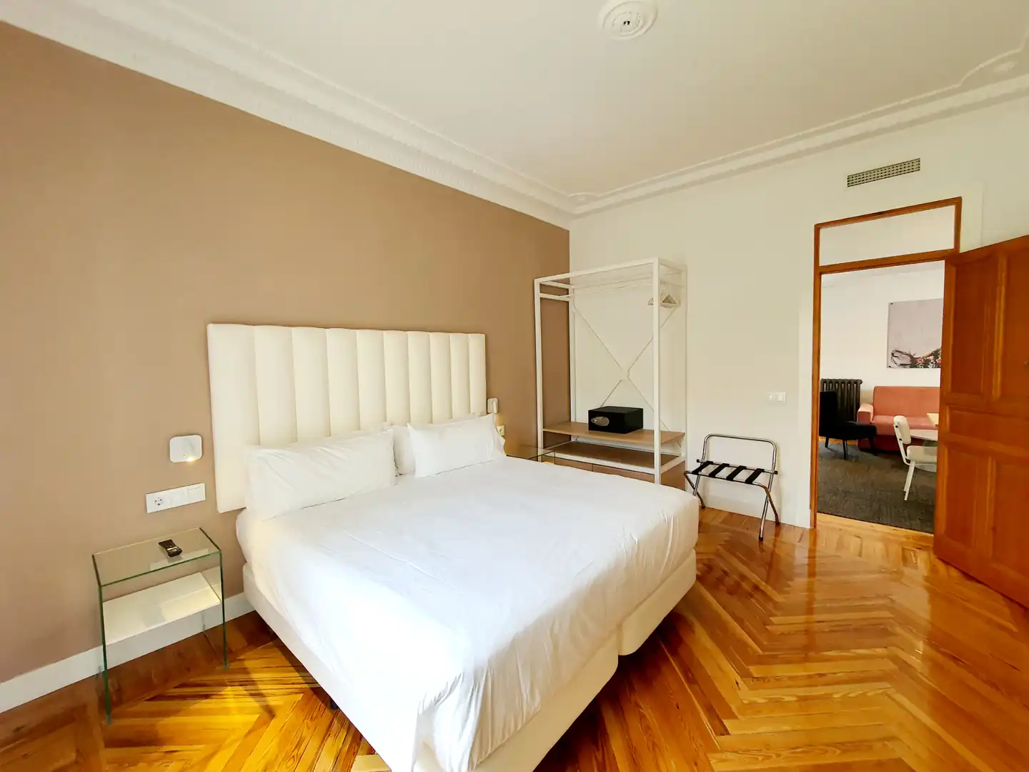 Bedroom of Attic for rent in Madrid  with Air Conditioner, Heating and Private garden