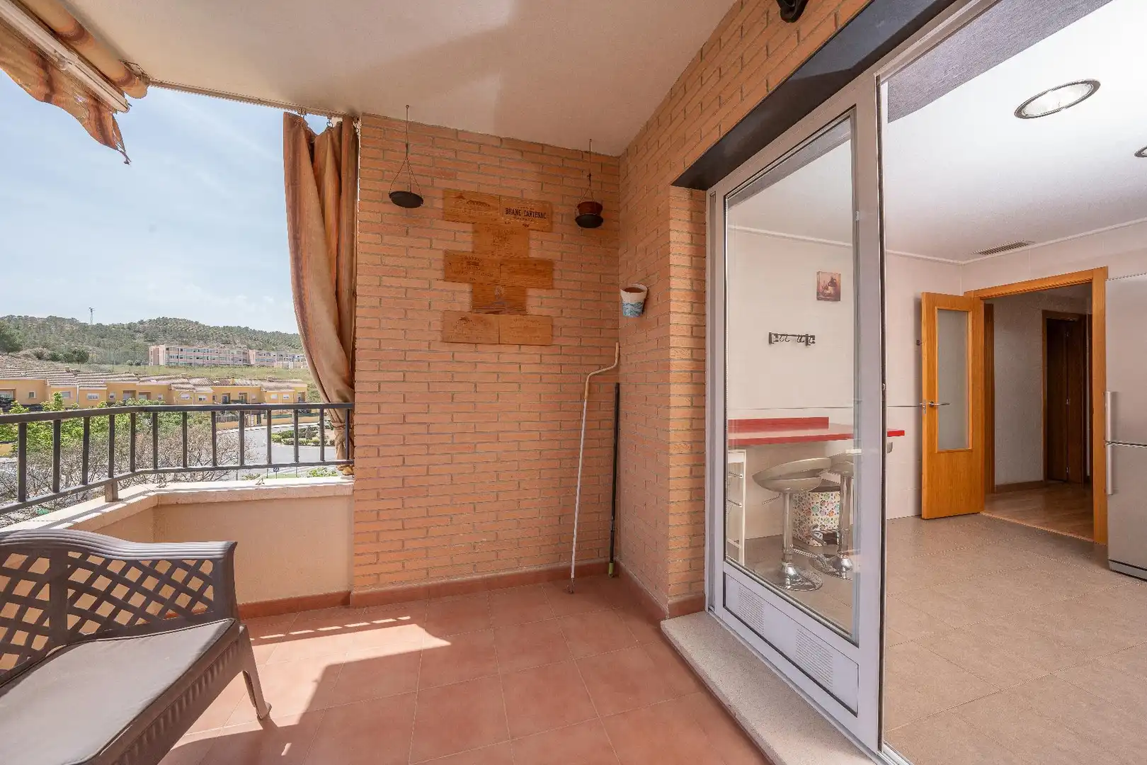 Balcony of Flat for sale in Aspe  with Air Conditioner and Balcony