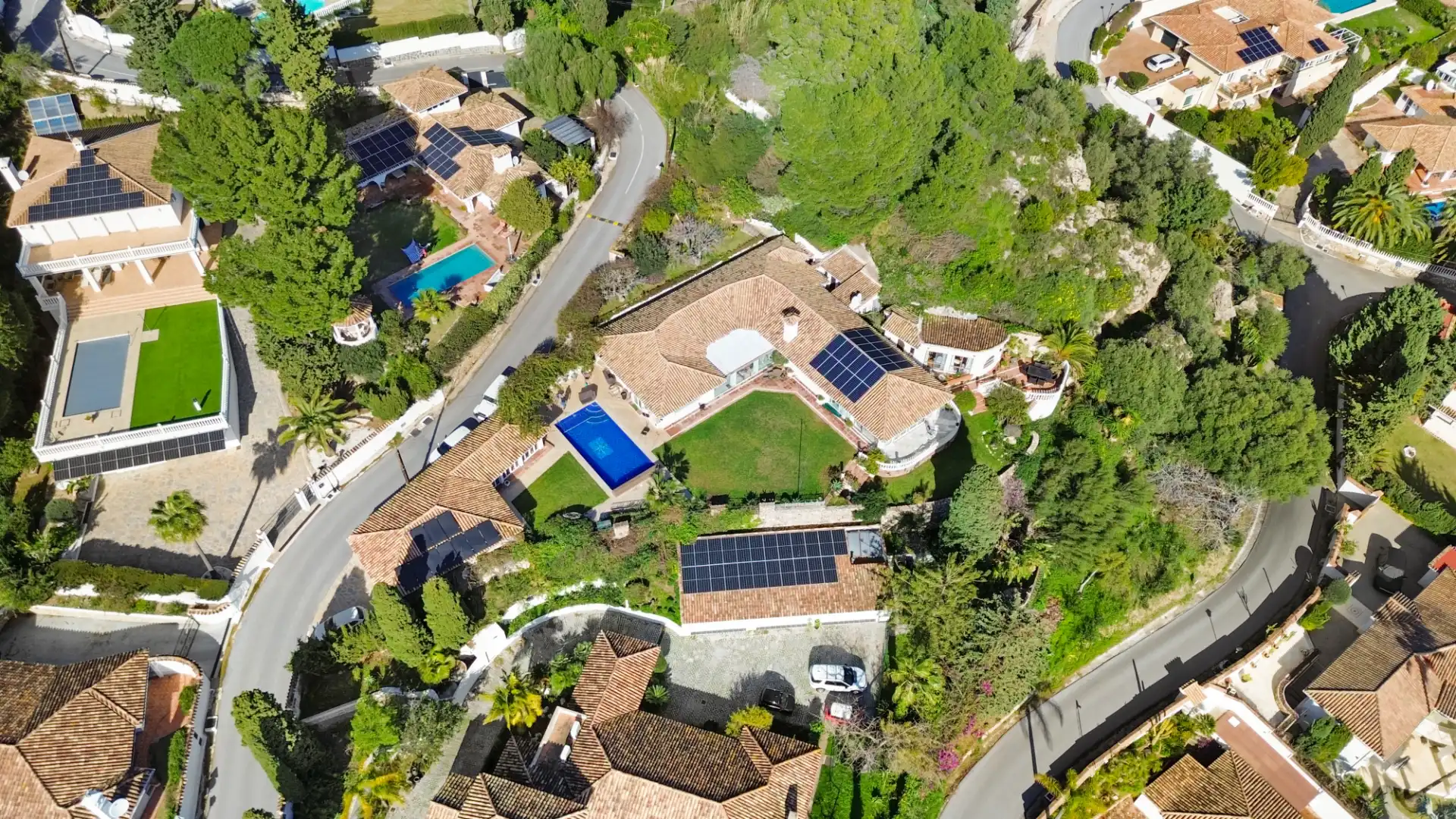 Vista exterior de Casa o chalet en venta en Benalmádena con Aire acondicionado, Jardín privado y Terraza