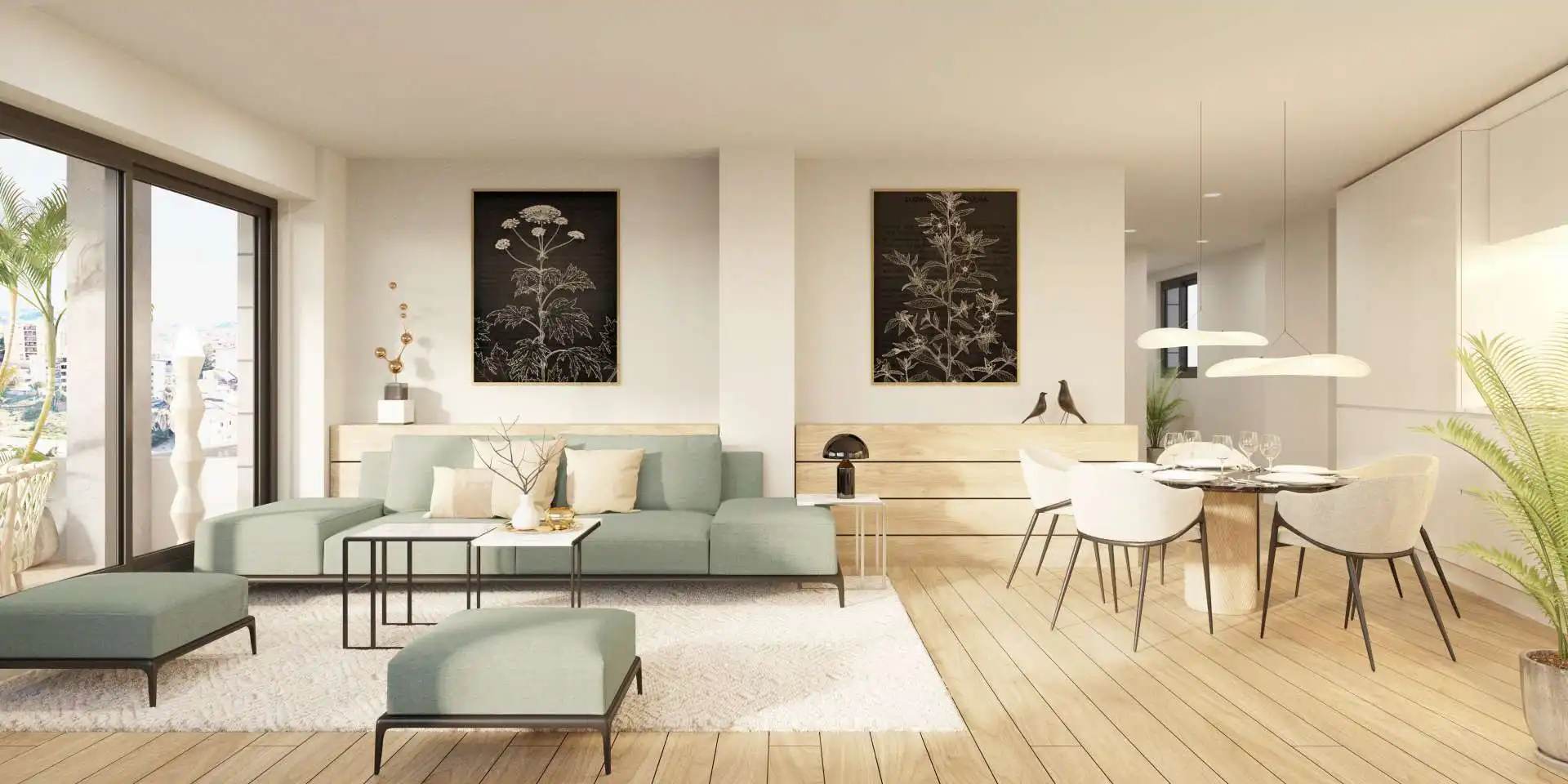 Sala d'estar de Apartament en venda en Marbella amb Aire condicionat, Calefacció i Terrassa