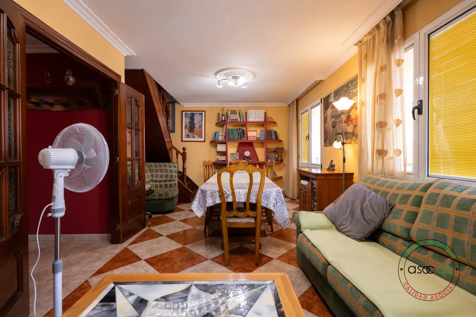 Wohnzimmer von Dachboden zum Verkauf in Gijón  mit Heizung, Parkett und Terrasse