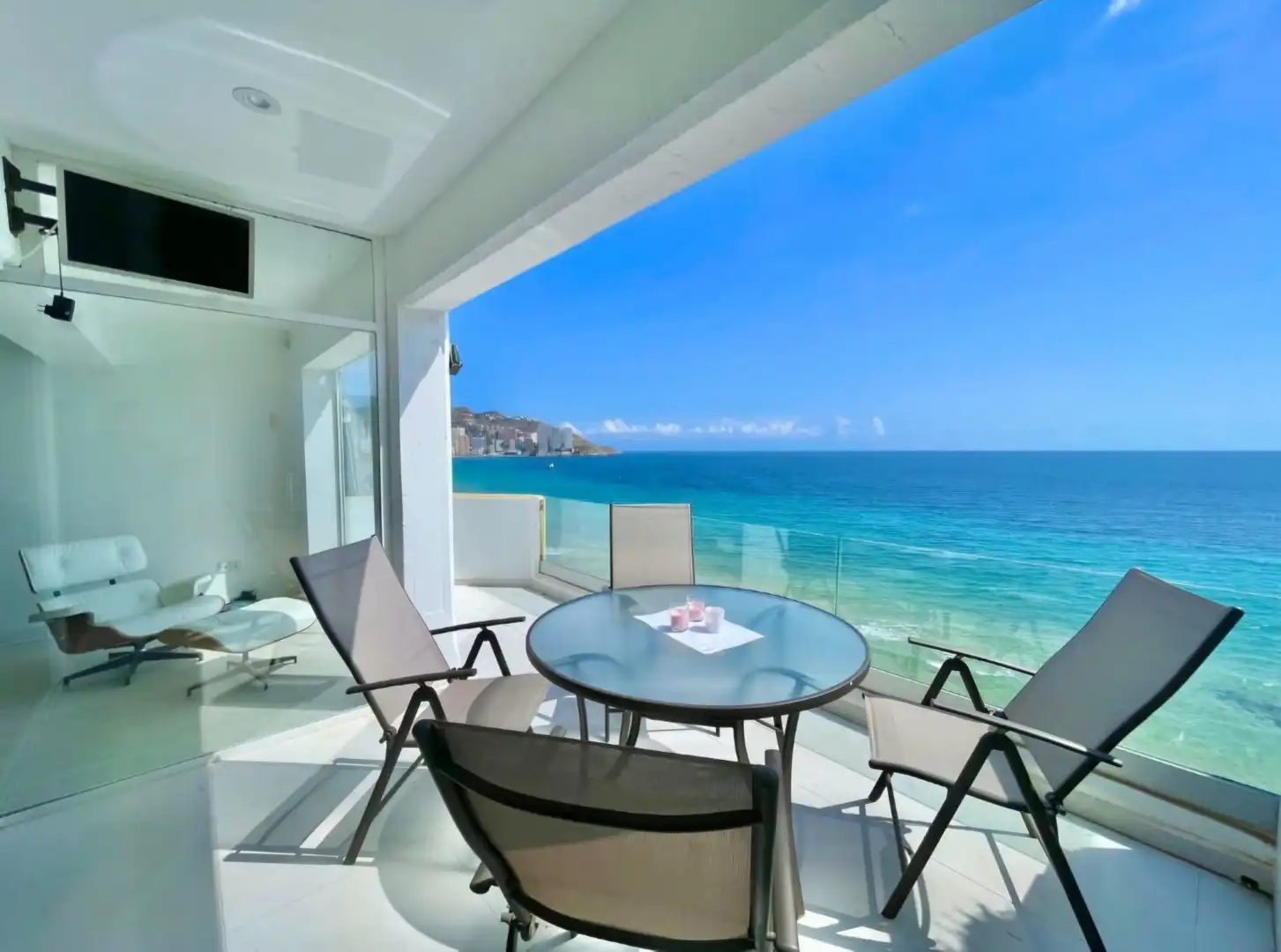 Terrassa de Apartament en venda en Benidorm amb Aire condicionat, Terrassa i Moblat