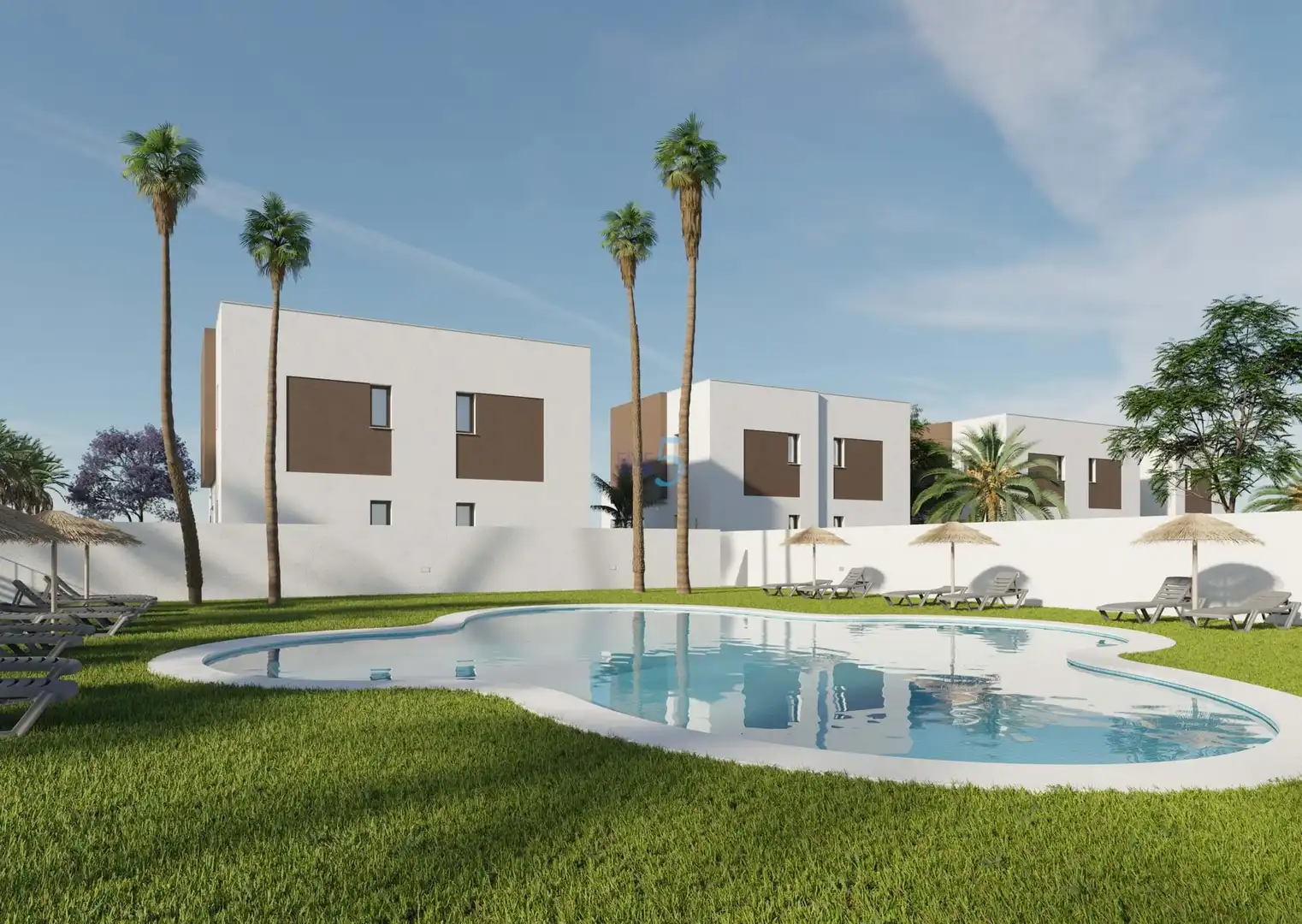 Garten von Wohnung zum Verkauf in Elche / Elx mit Schwimmbad