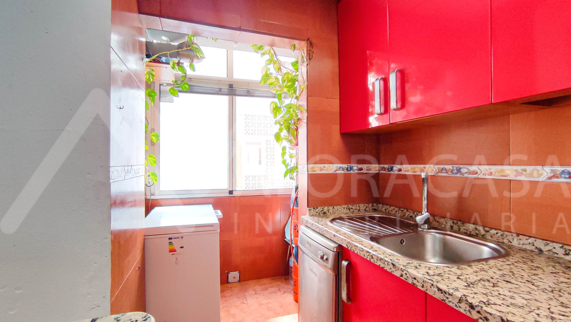 Kitchen of Flat for sale in Málaga Capital  with Air Conditioner and Terrace